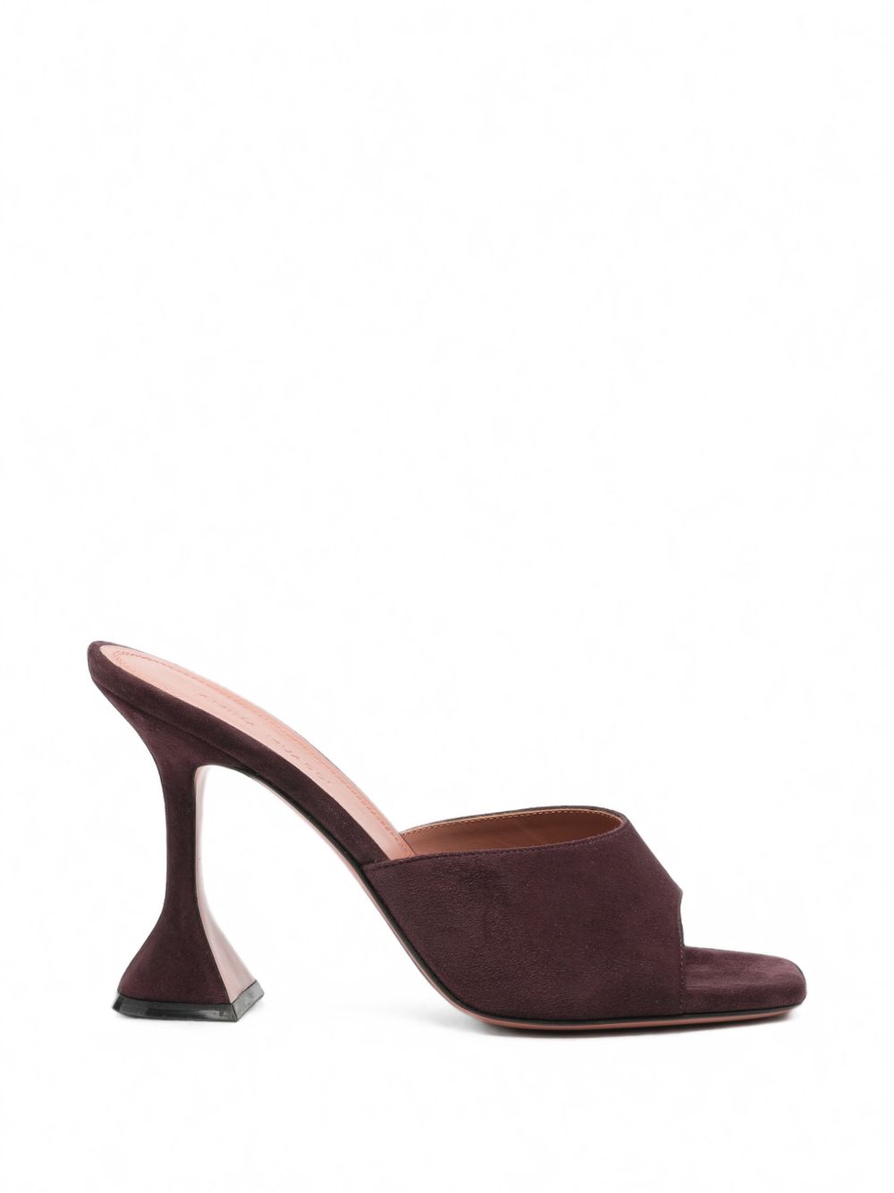 Amina Muaddi Women Lupita Suede Leather Mules AMINA MUADDI