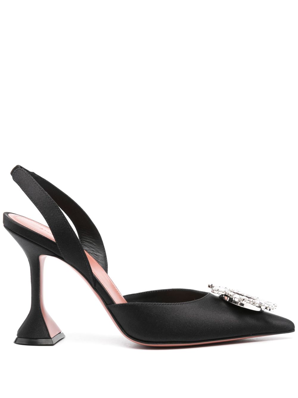 Amina Muaddi Women Begum Satin Slingback Pumps AMINA MUADDI