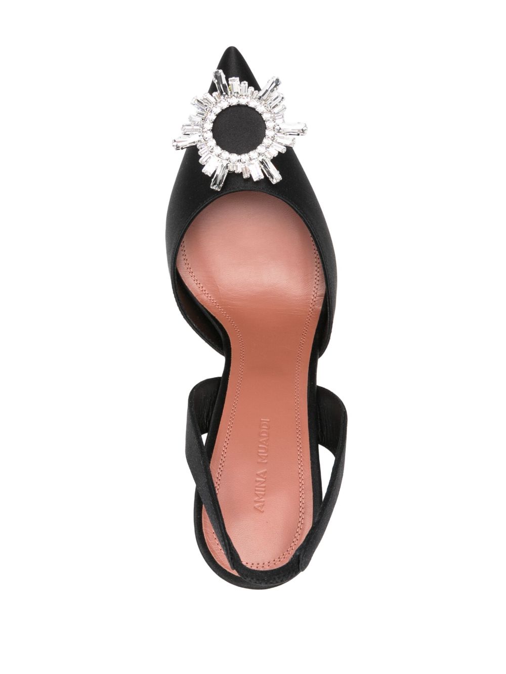 Amina Muaddi Women Begum Satin Slingback Pumps AMINA MUADDI