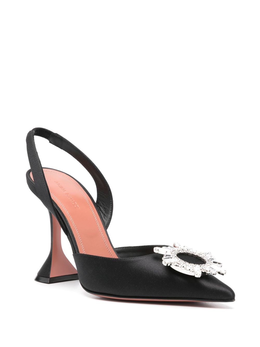 Amina Muaddi Women Begum Satin Slingback Pumps AMINA MUADDI