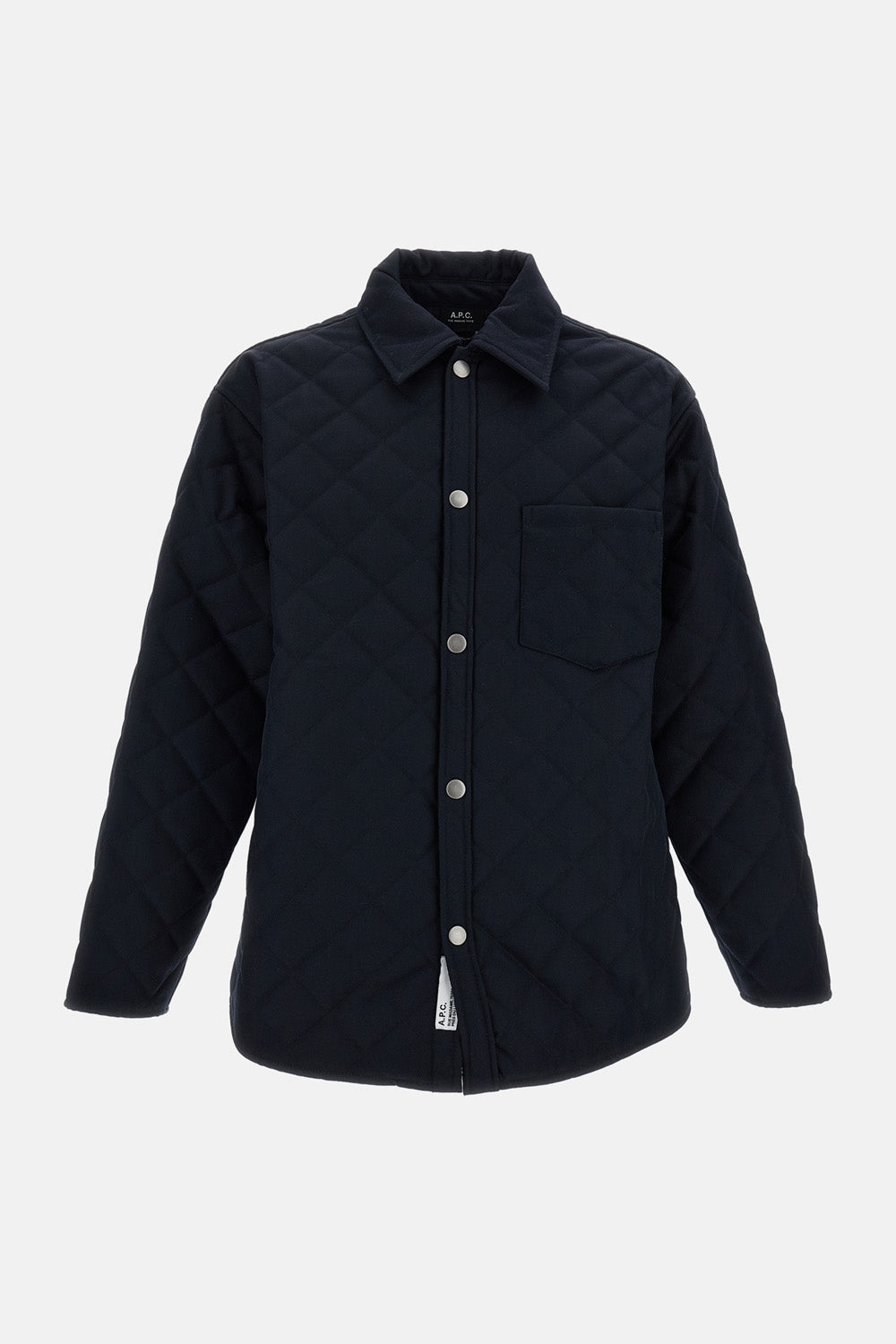 A.P.C. Men Georges Quilted Wool Blend Jacket A.P.C.