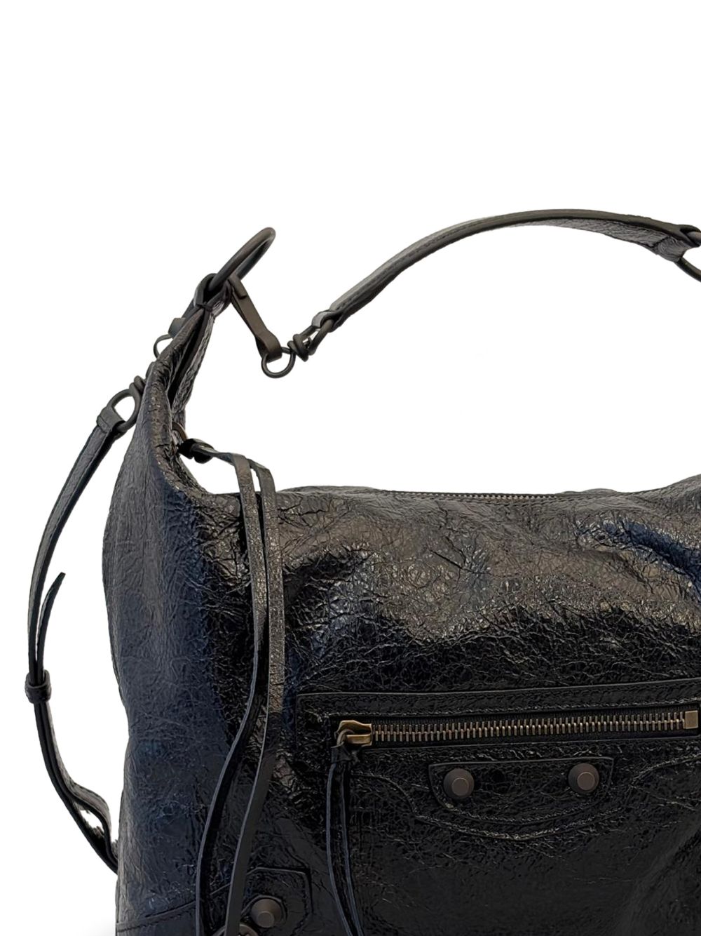 Balenciaga Women Le City Small Leather Hobo Bag BALENCIAGA