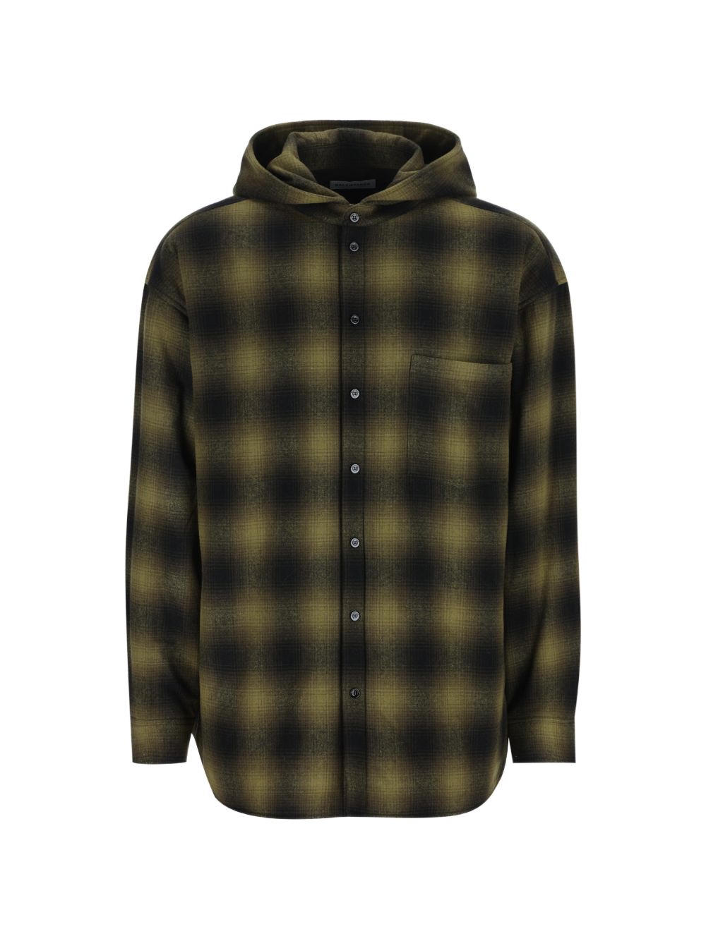Balenciaga Men Checked Flannel Shirt BALENCIAGA