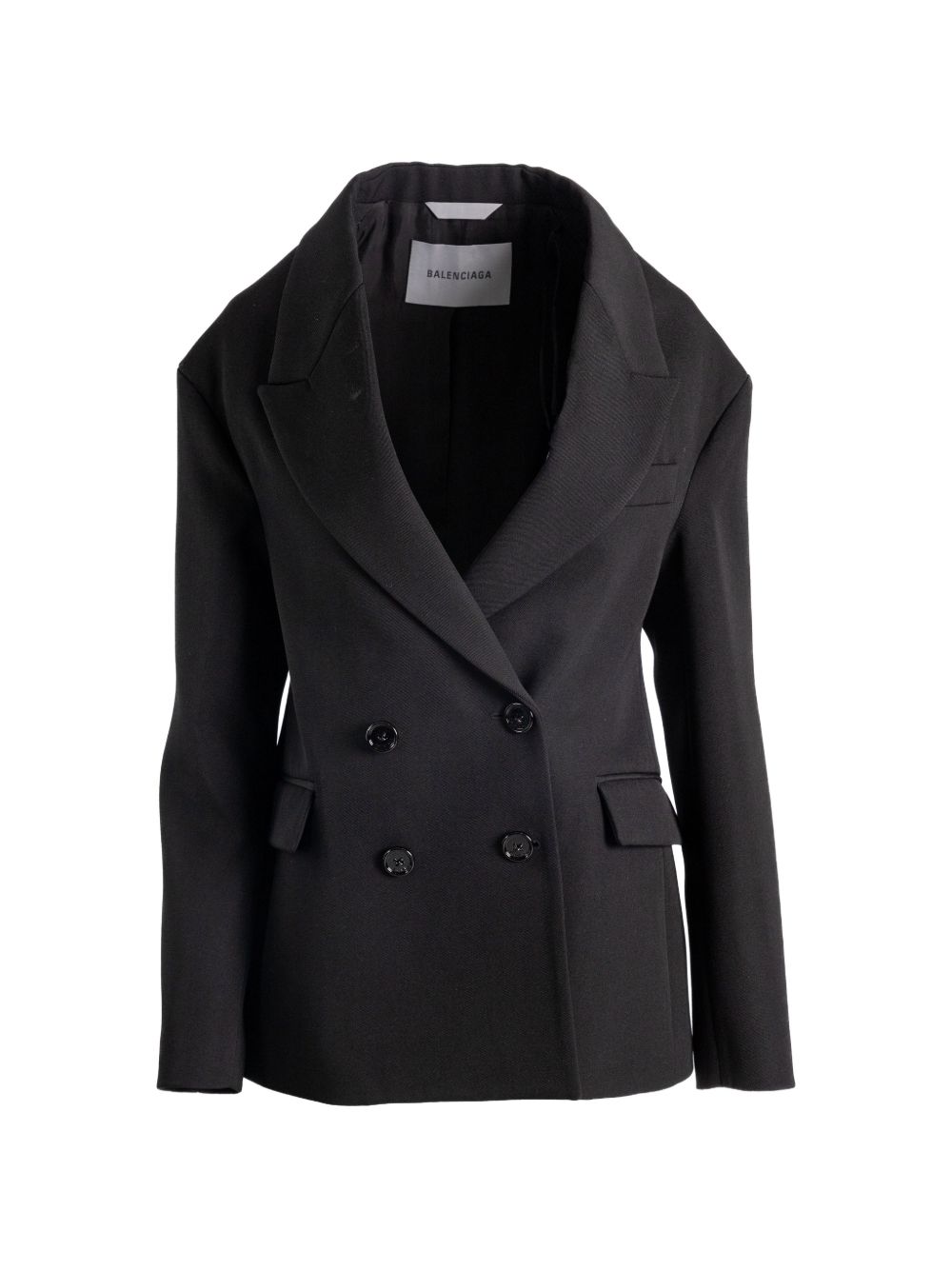Balenciaga Women Wool Double-Breasted Jacket BALENCIAGA