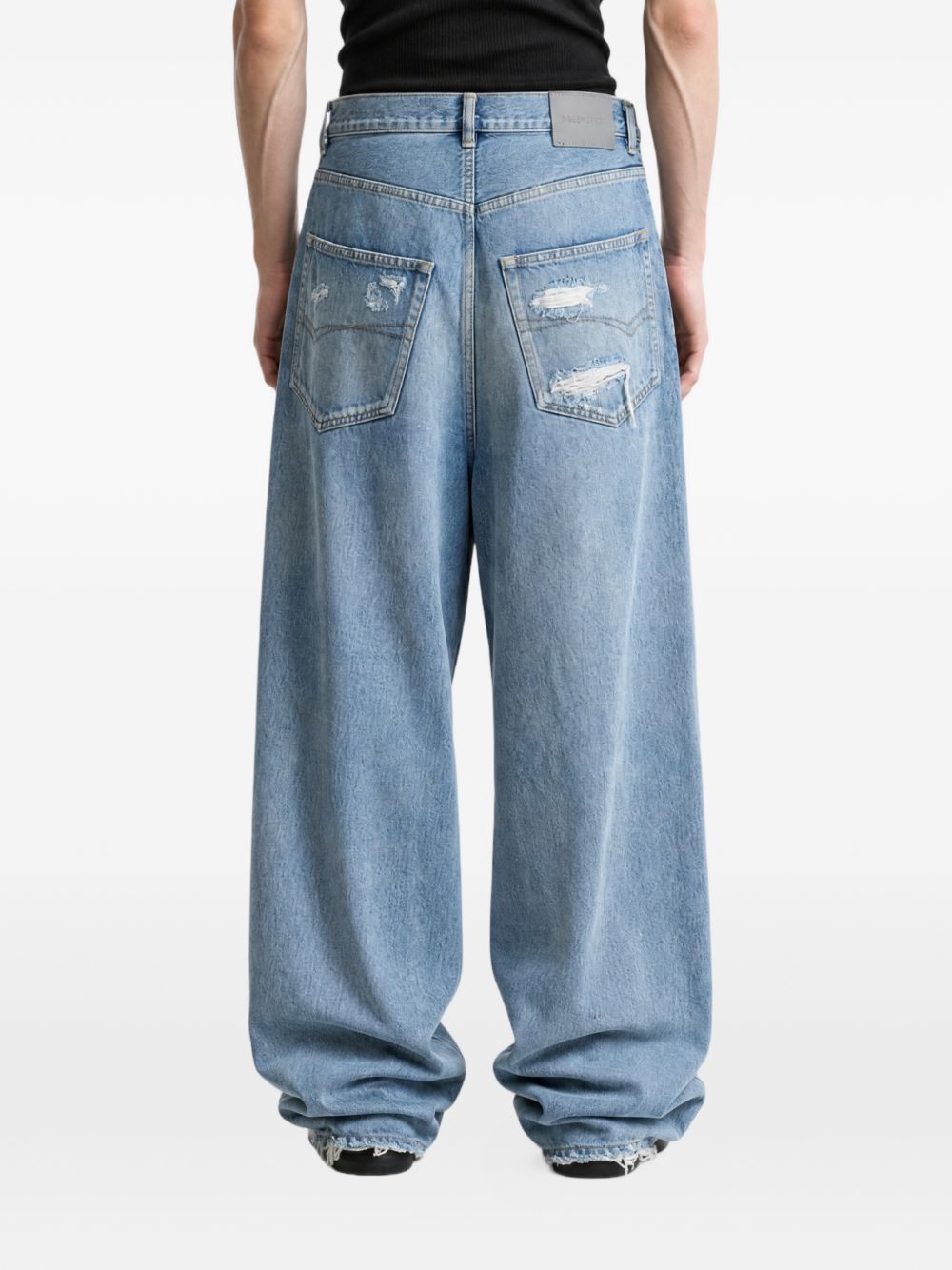 Balenciaga Men Baggy Fit Denim Jeans