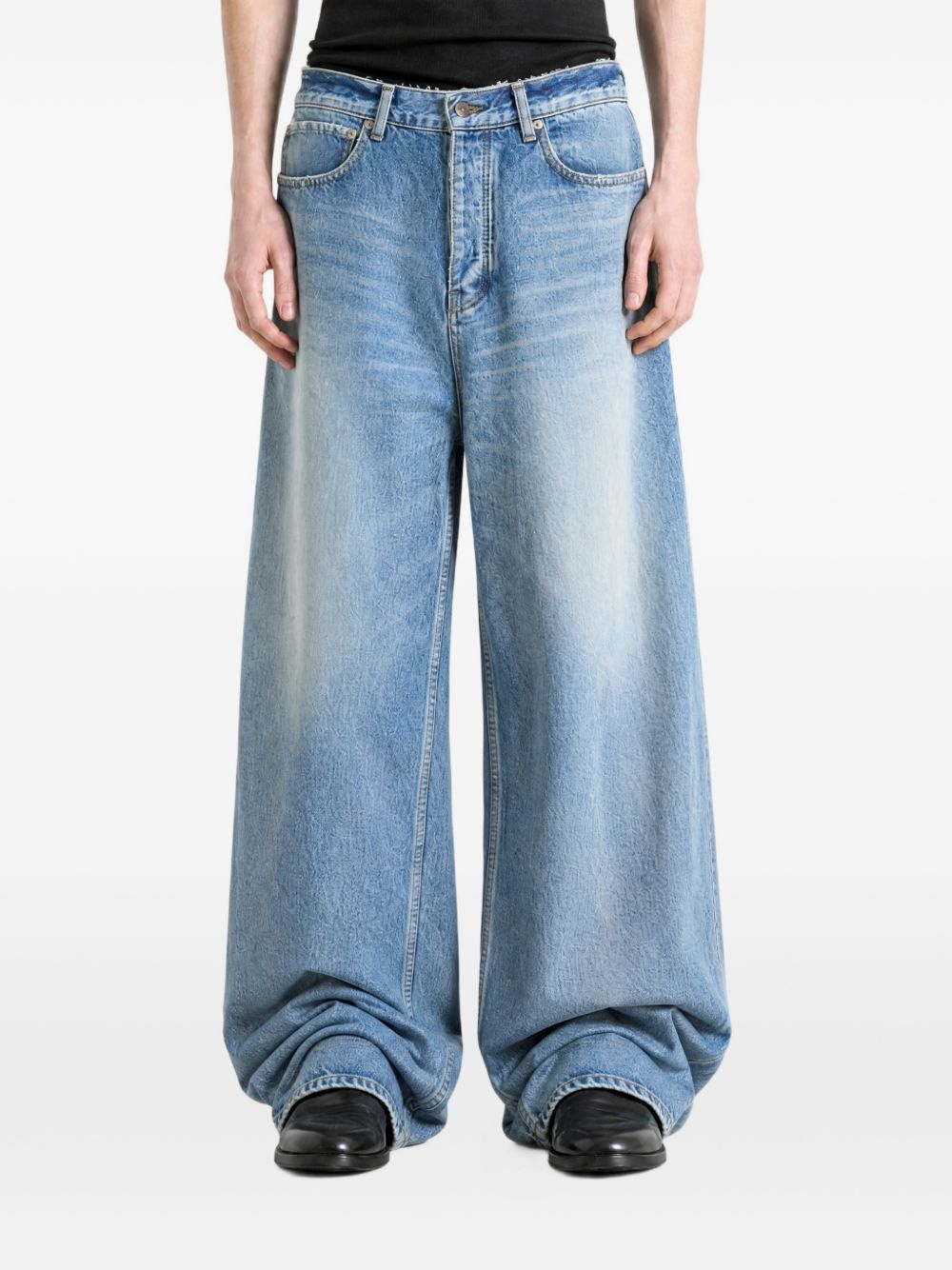 Balenciaga Men Baggy Fit Denim Jeans