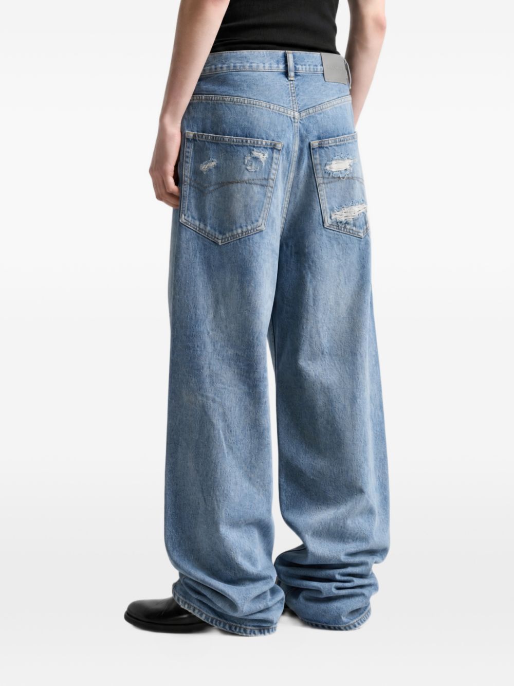 Balenciaga Men Baggy Fit Denim Jeans