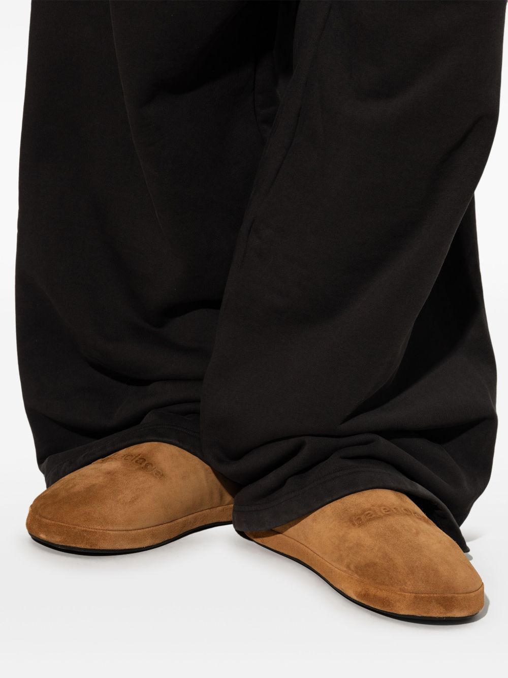 Balenciaga Men Alaska Suede Leather Slippers