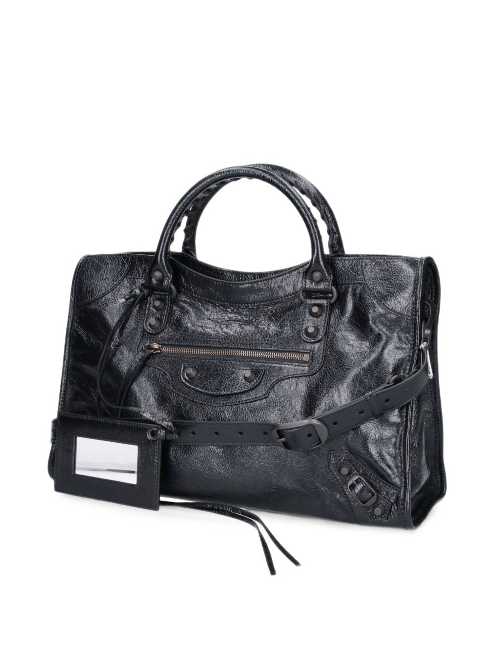 Balenciaga Women Le City Medium Leather Handbag BALENCIAGA