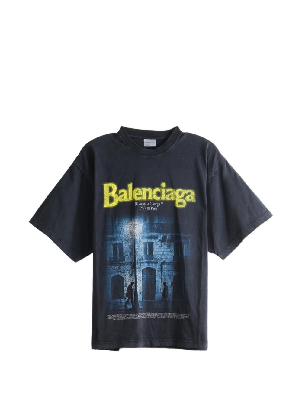 Balenciaga Women Printed Cotton T-Shirt BALENCIAGA