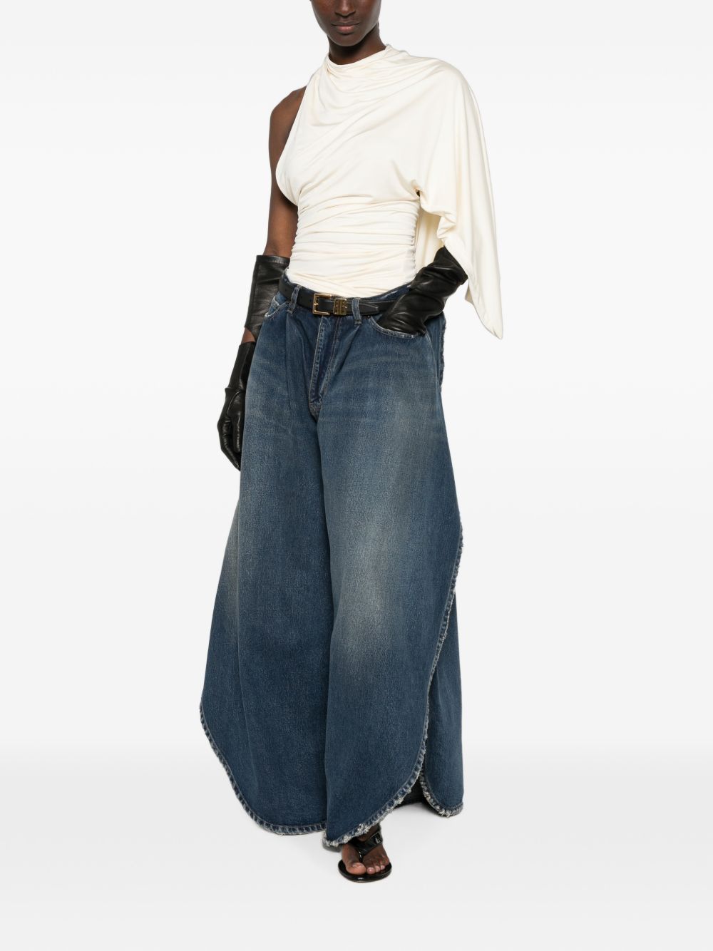 Balenciaga Women Tulipe Denim Jeans BALENCIAGA