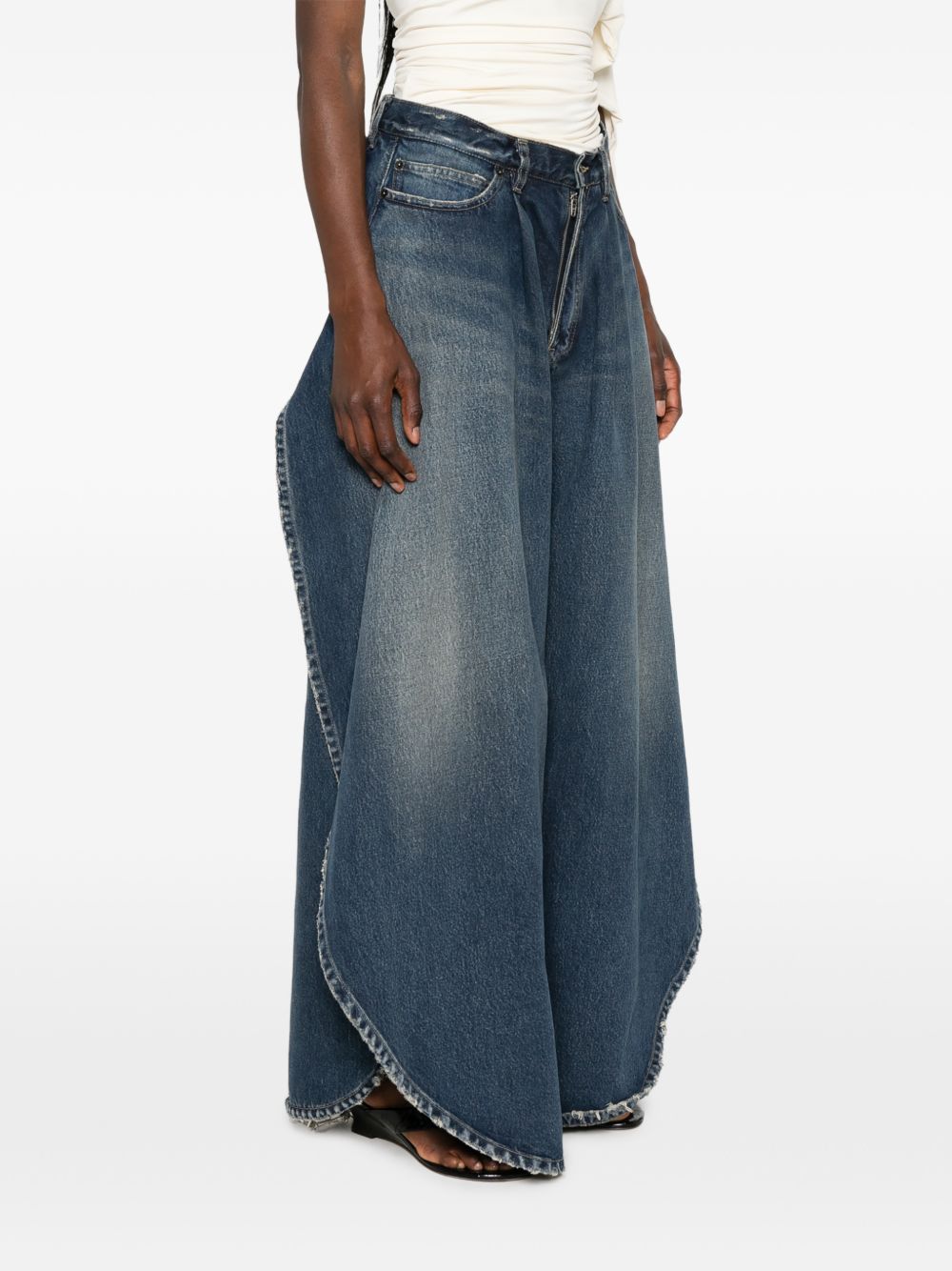Balenciaga Women Tulipe Denim Jeans BALENCIAGA
