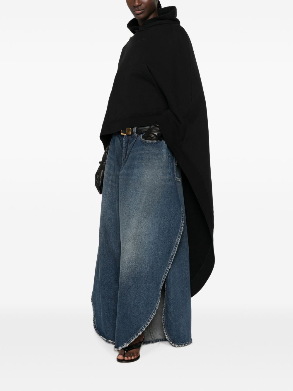 Balenciaga Women Oversized Cotton Sweatshirt