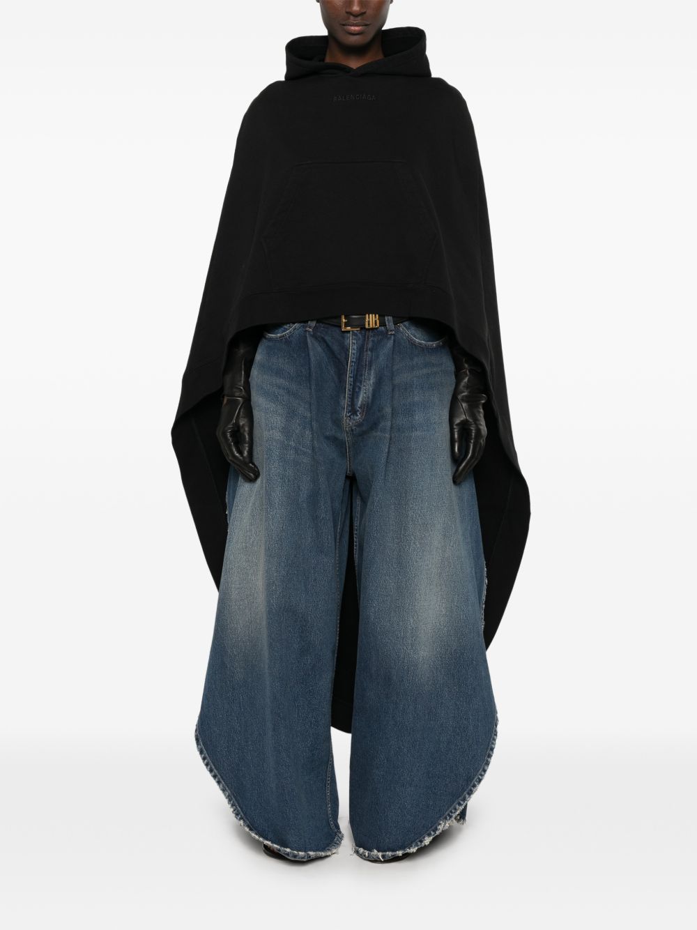 Balenciaga Women Oversized Cotton Sweatshirt