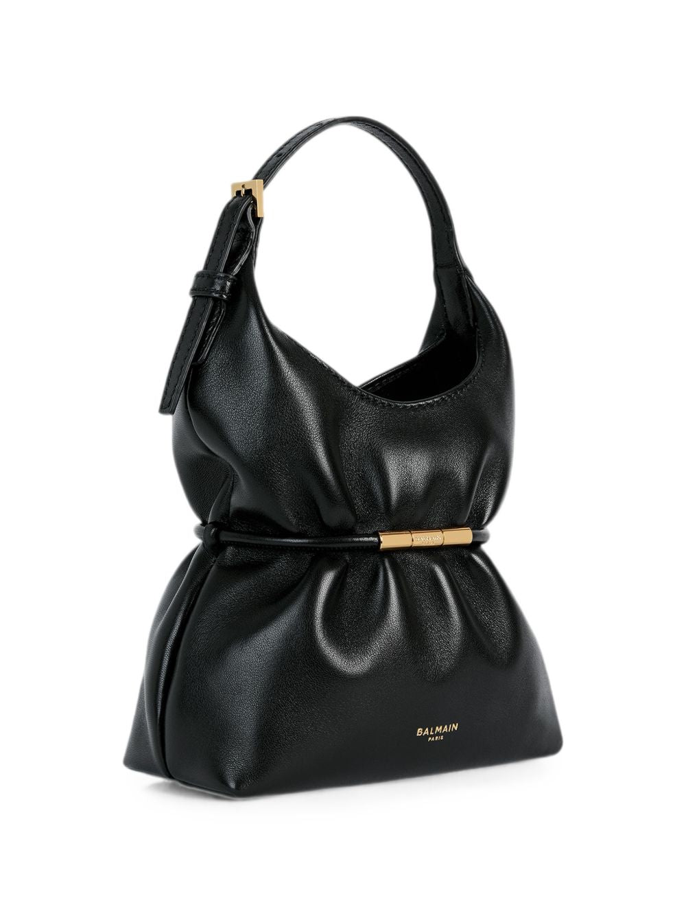 Balmain Women Sphynx Mini Leather Handbag BALMAIN