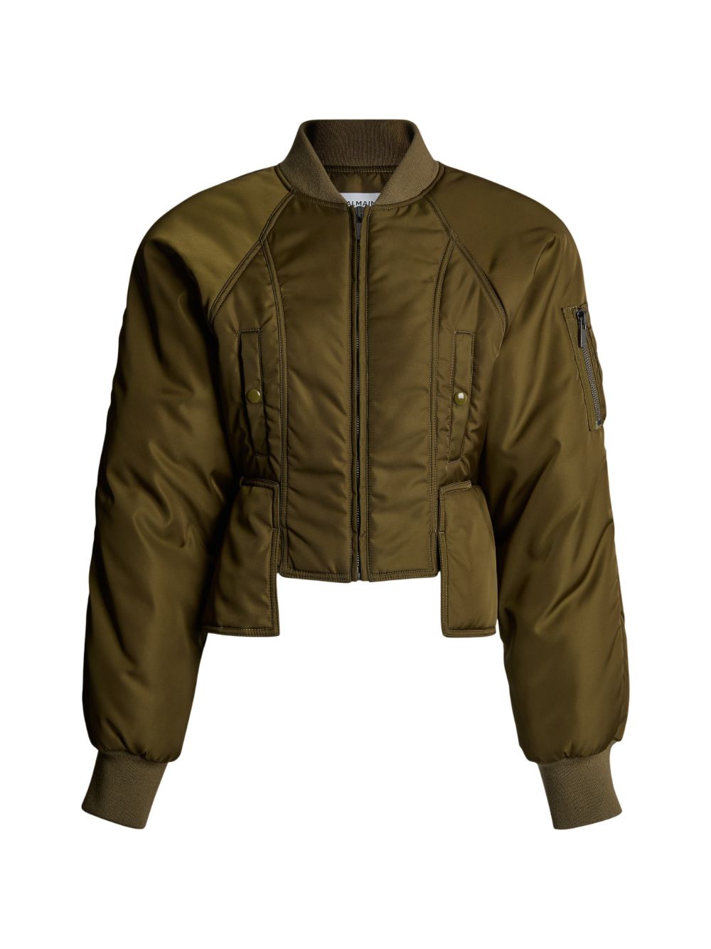 Balmain Women Nylon Bomber Jacket BALMAIN