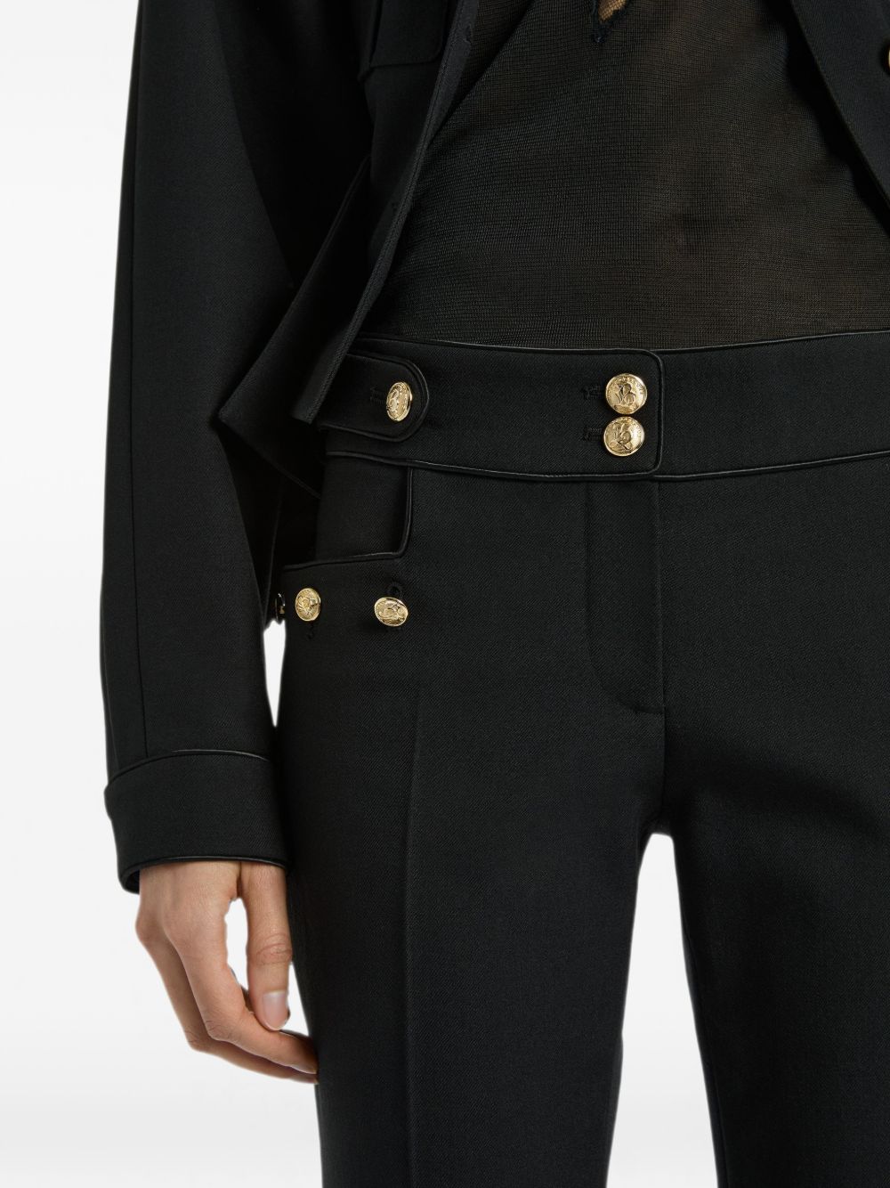 Balmain Women Wool Trousers BALMAIN