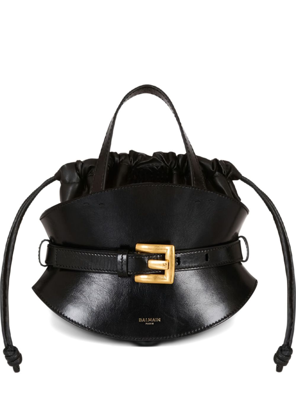 Balmain Women Shuffle Mini Leather Shoulder Bag BALMAIN