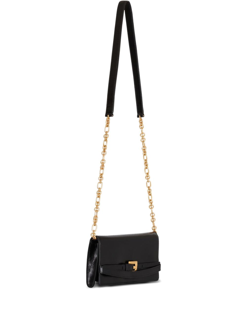 Balmain Women Shuffle Leather Wallet On Chain BALMAIN