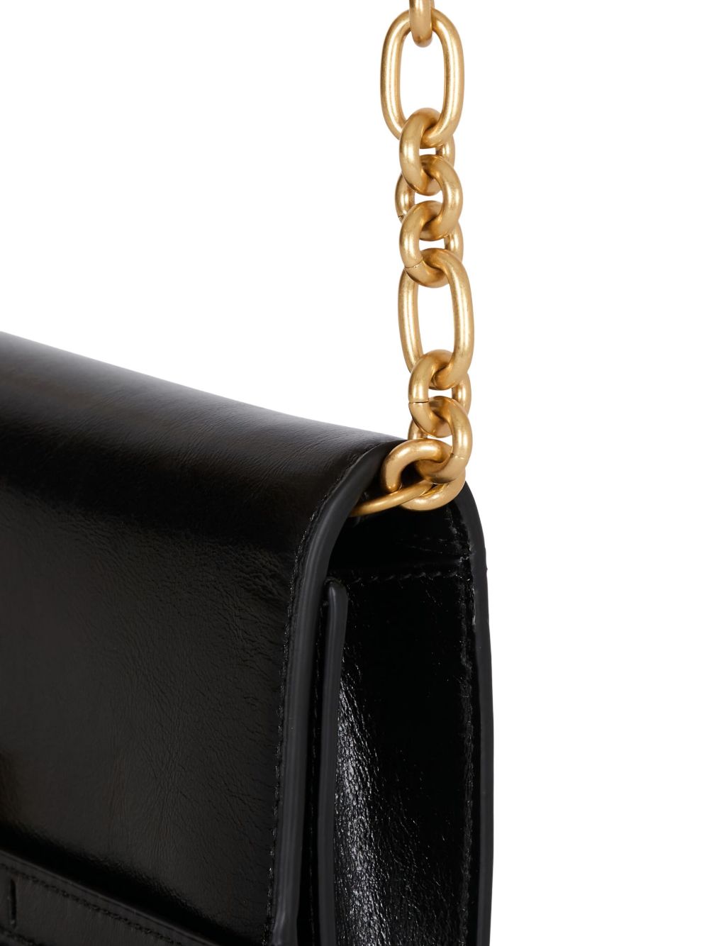 Balmain Women Shuffle Leather Wallet On Chain BALMAIN