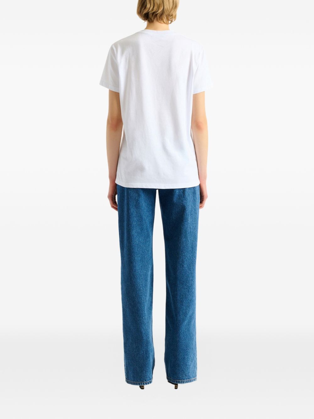 Balmain Women Logo Cotton T-Shirt BALMAIN