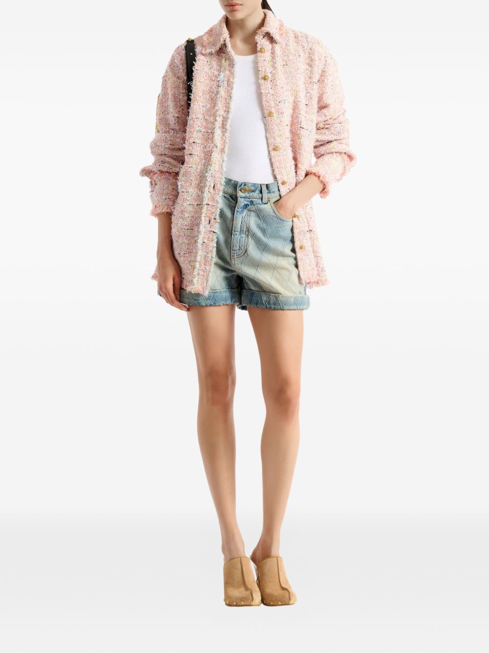 Balmain Women Tweed Shirt BALMAIN
