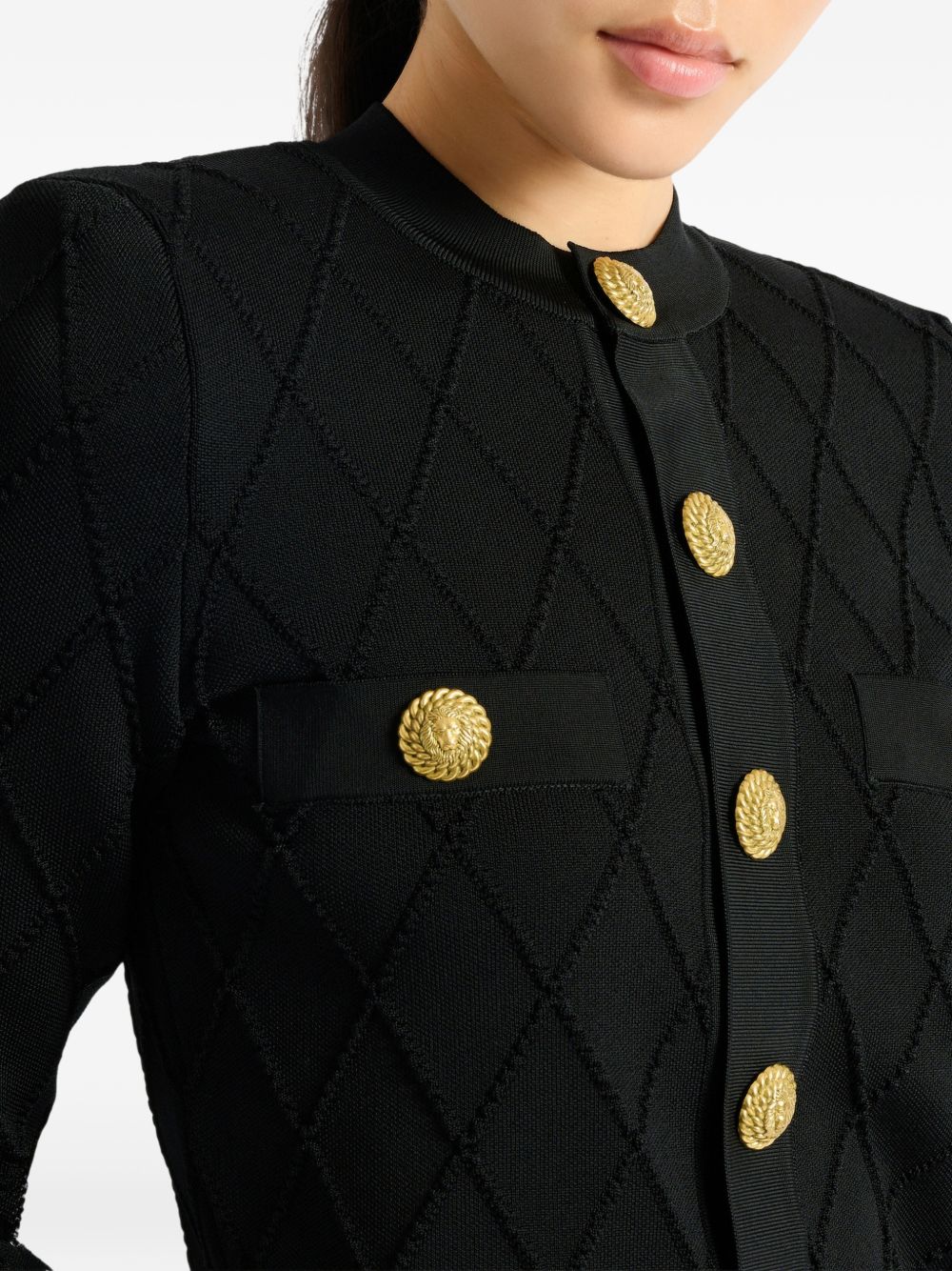 Balmain Women Cropped Cardigan BALMAIN