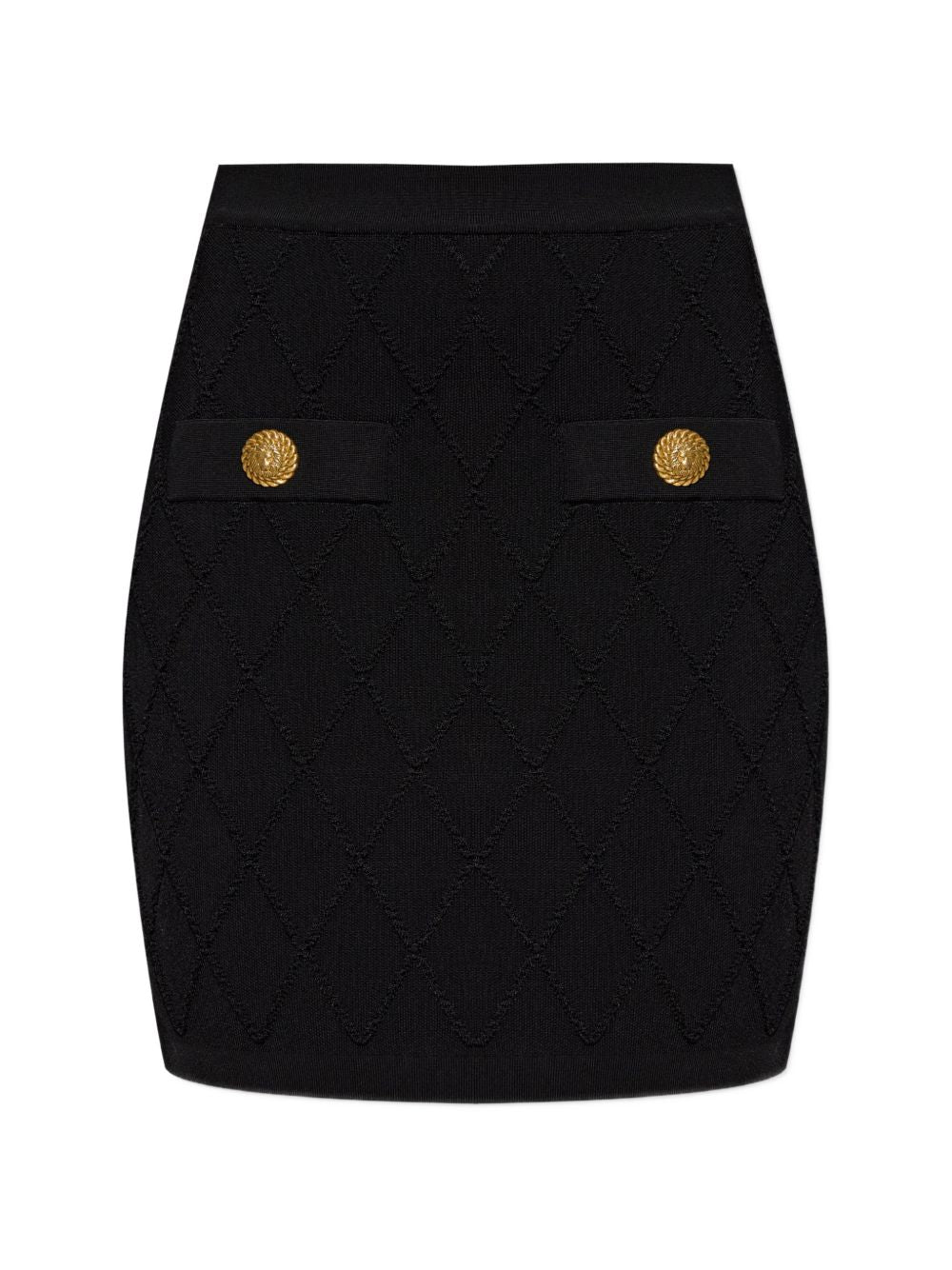 Balmain Women Quilted Mini Skirt BALMAIN