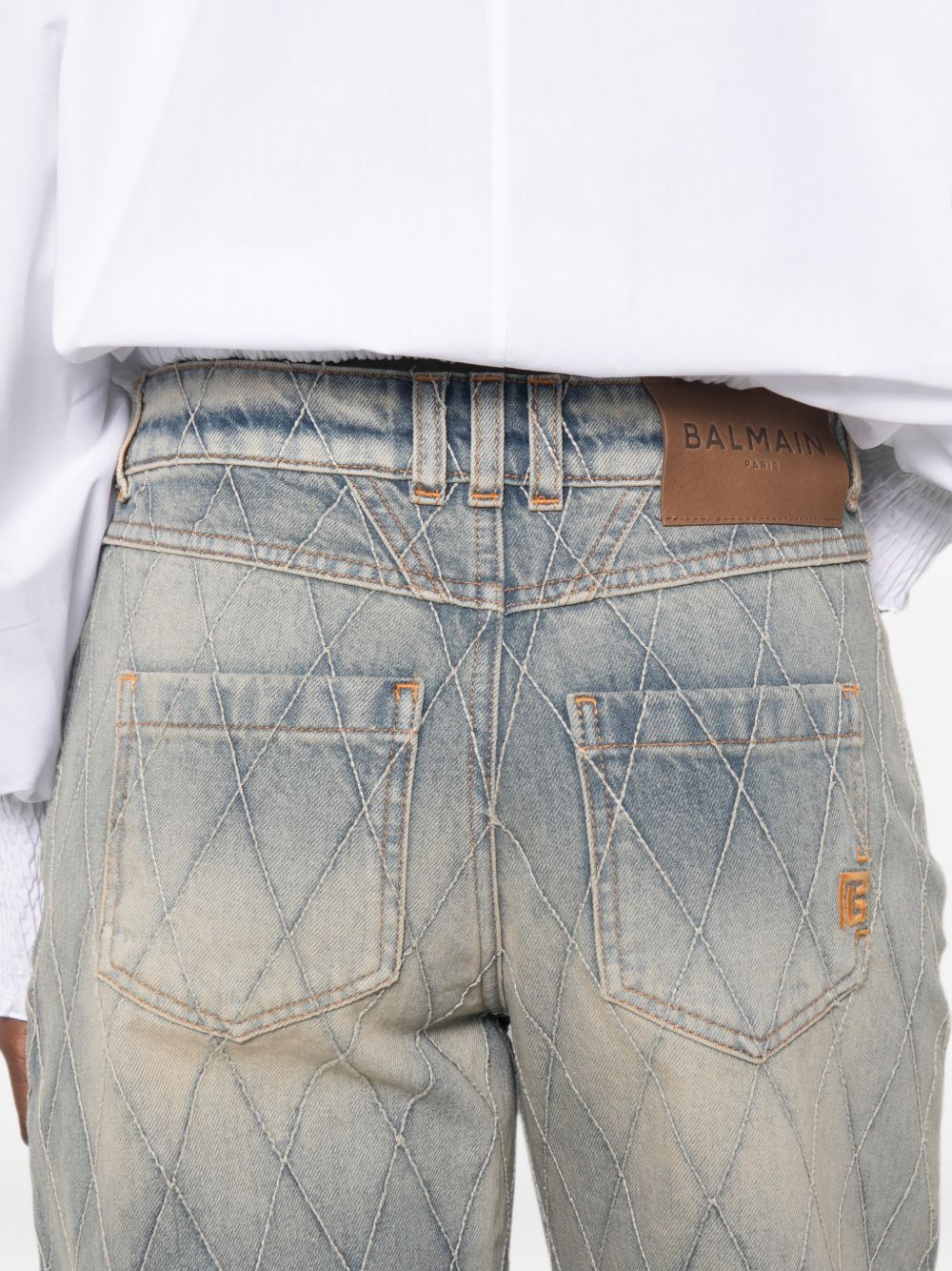 Balmain Women Denim Cotton Jeans BALMAIN