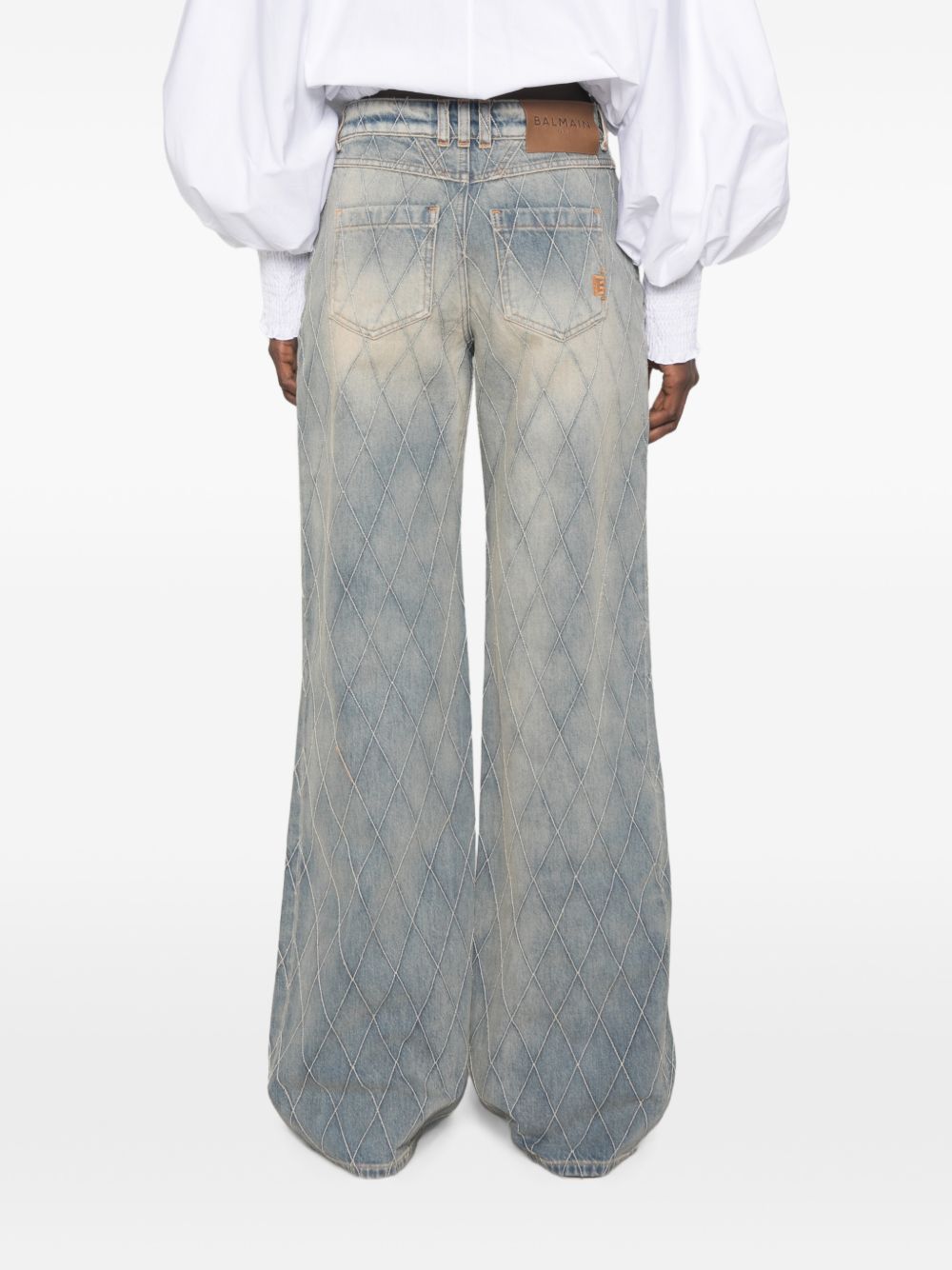Balmain Women Denim Cotton Jeans BALMAIN