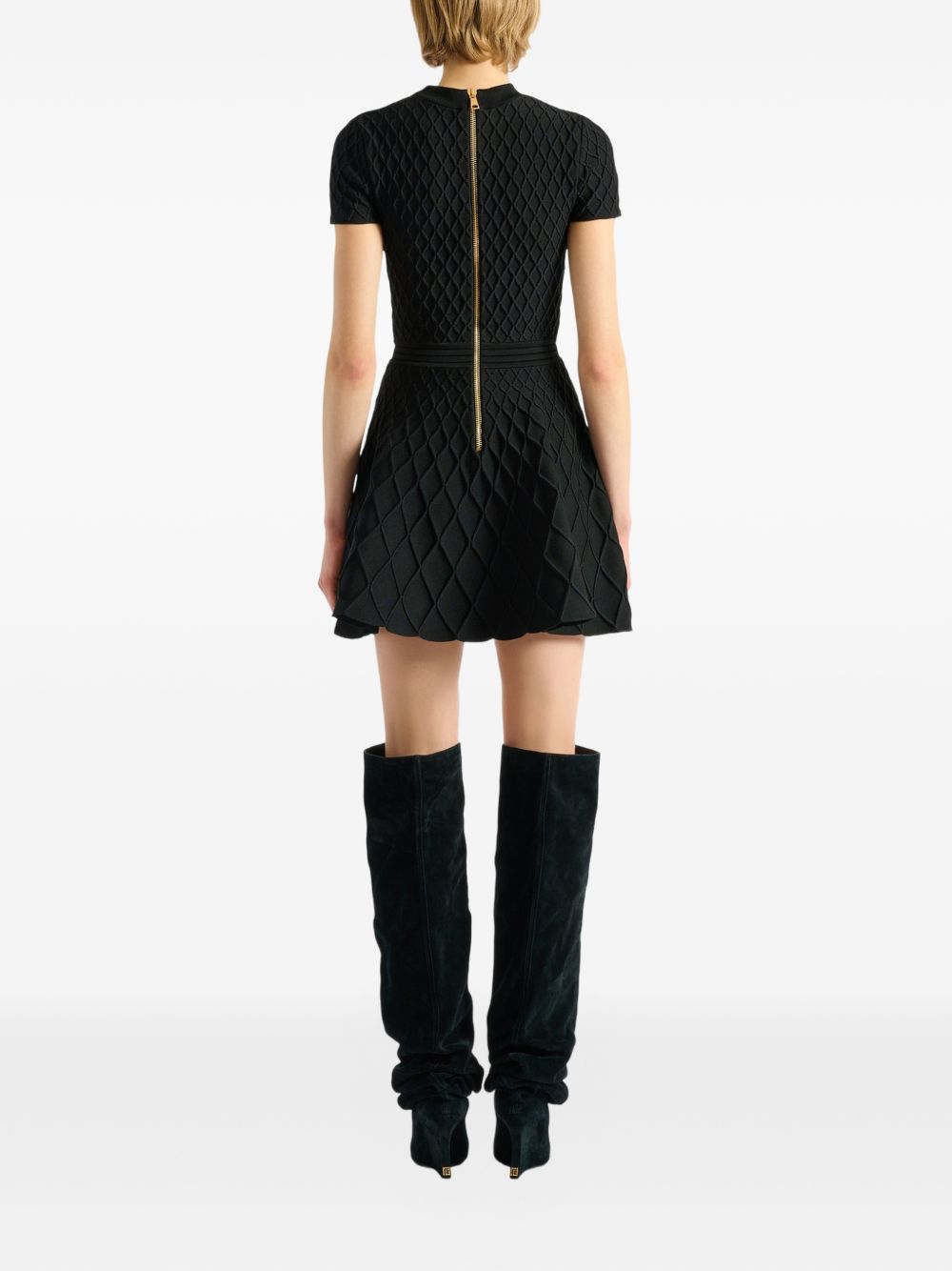 Balmain Women Flared Mini Dress BALMAIN