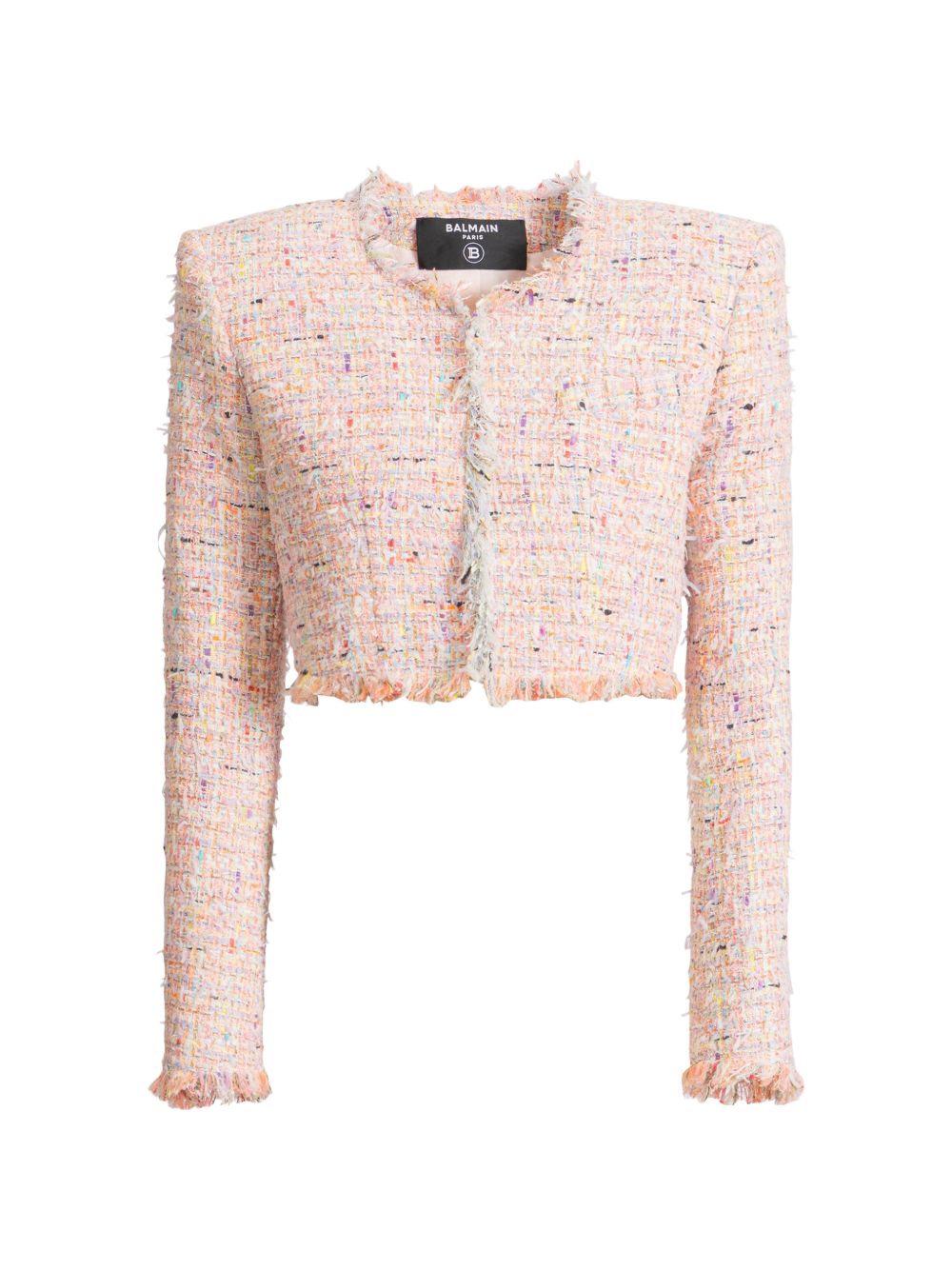 Balmain Women Tweed Cropped Jacket BALMAIN