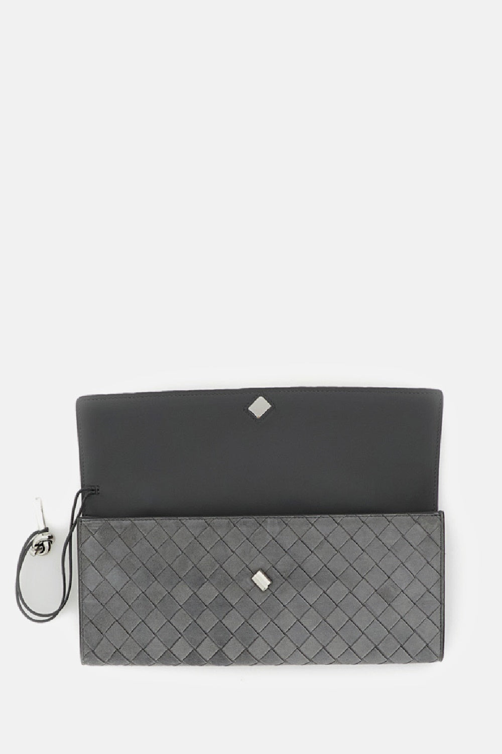 Bottega Veneta Women Andiamo Intrecciato Suede Clutch BOTTEGA VENETA