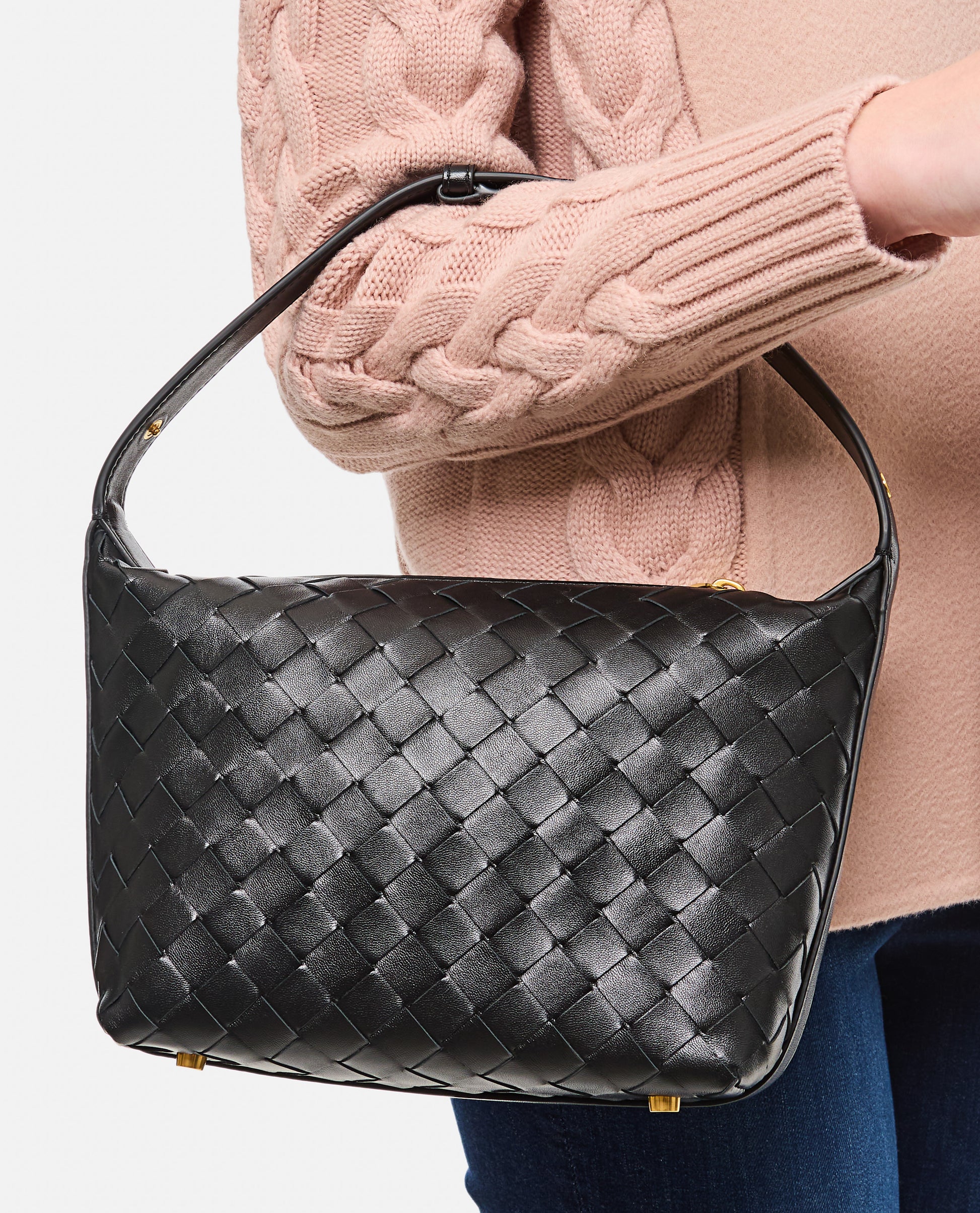 Bottega Veneta Women Mini Wallace Leather Shoulder Bag BOTTEGA VENETA