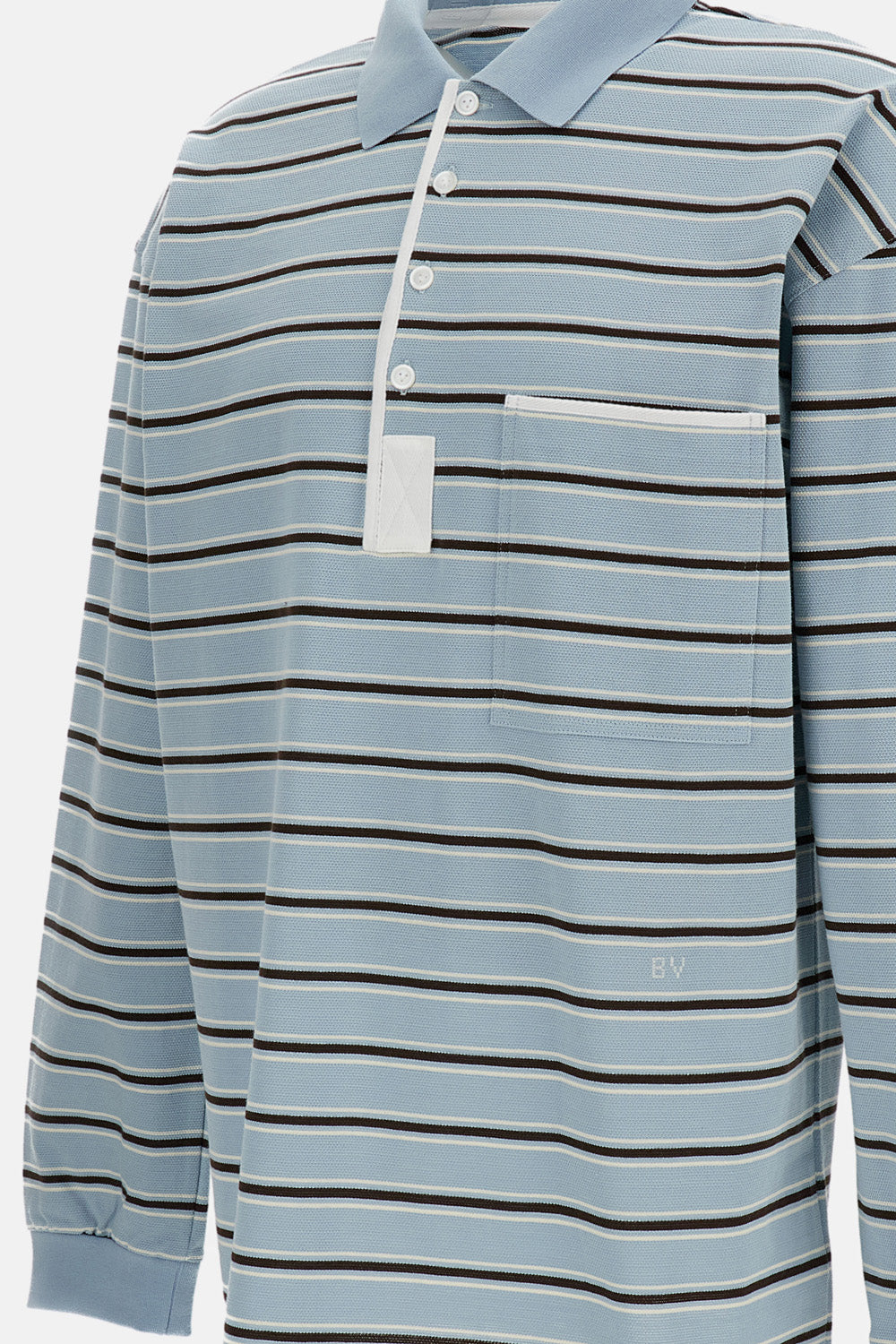 Bottega Veneta Men Striped Polo BOTTEGA VENETA
