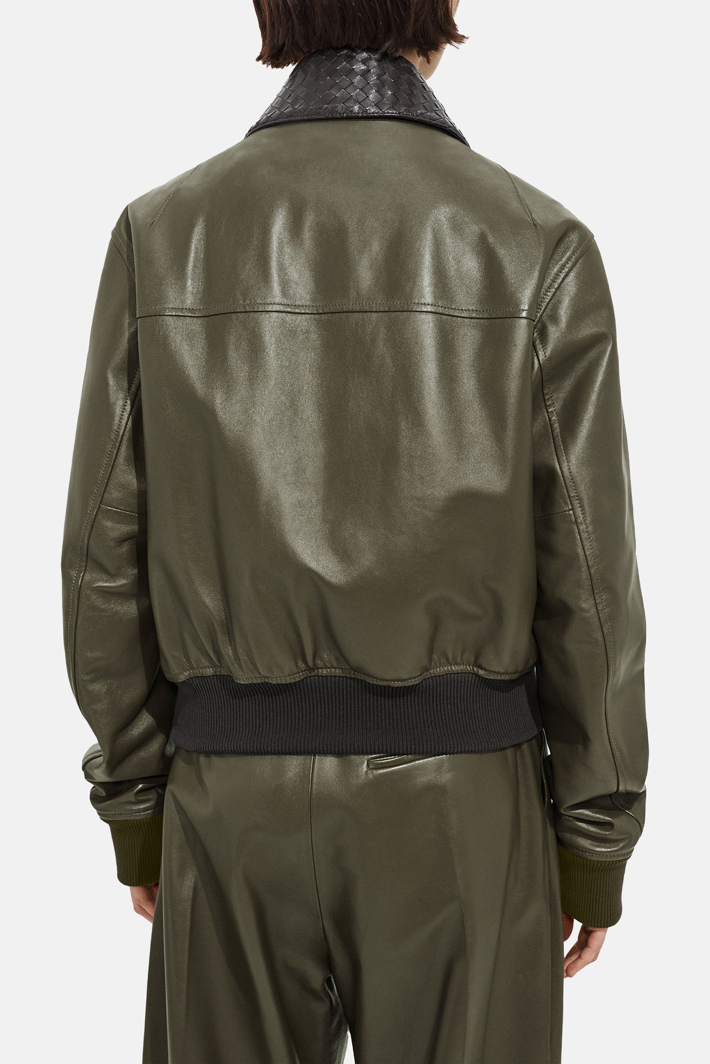 Bottega Veneta Women Shiny Leather Blouson BOTTEGA VENETA