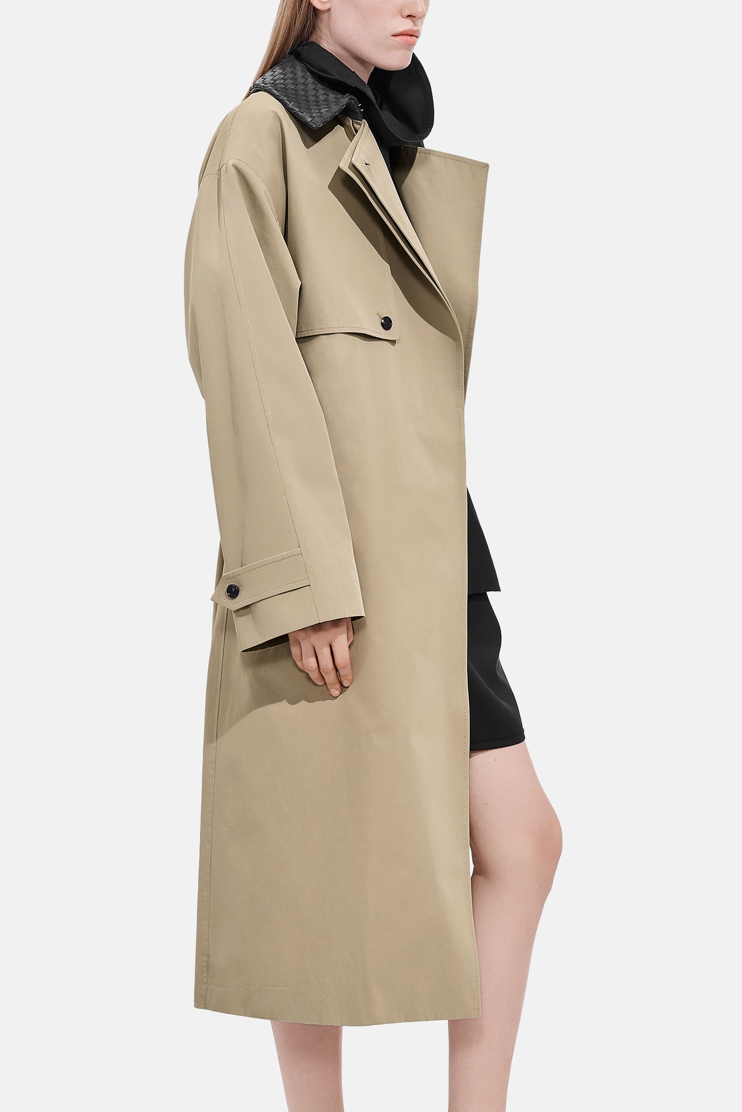 Bottega Veneta Women Cotton Trench Coat BOTTEGA VENETA