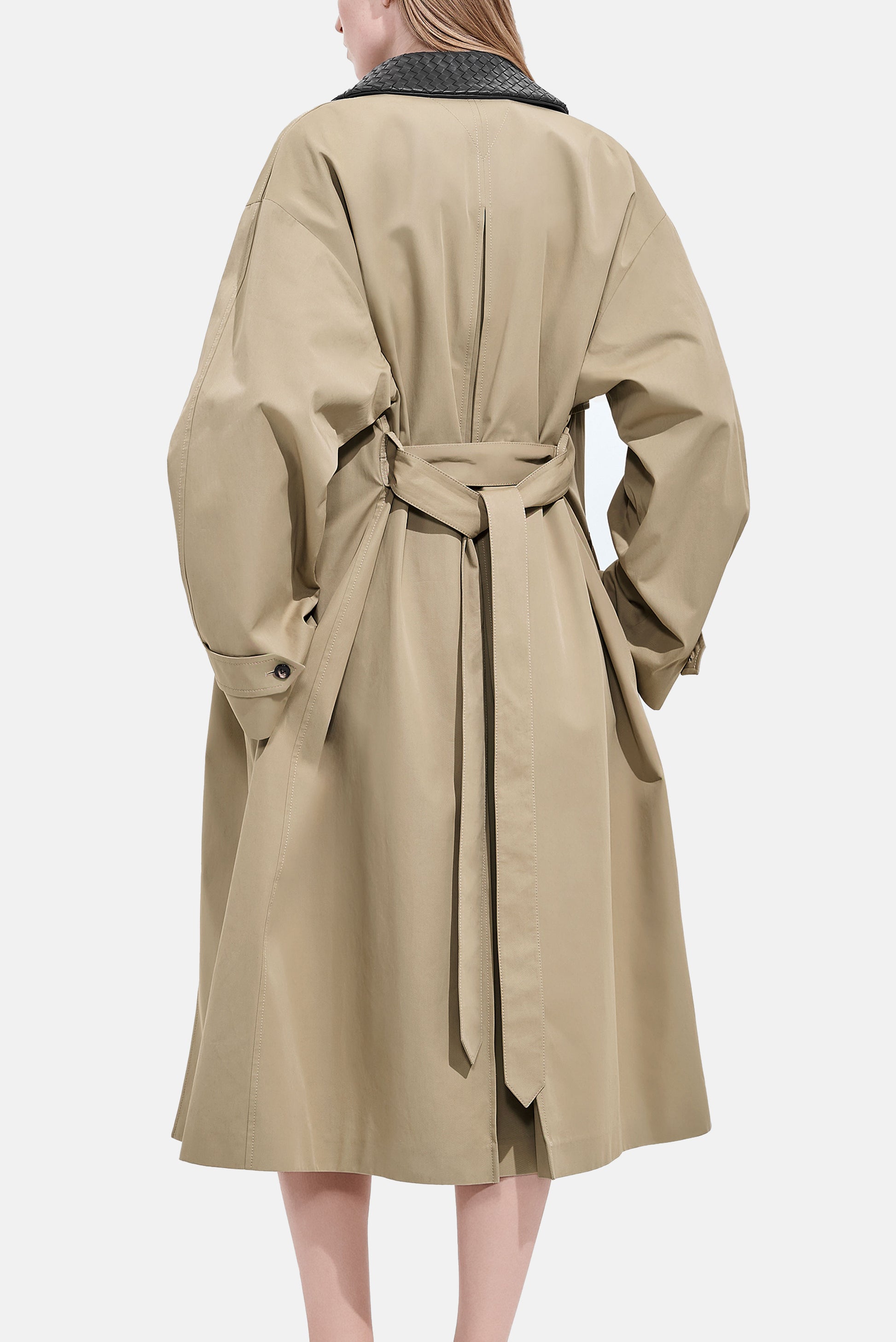 Bottega Veneta Women Cotton Trench Coat BOTTEGA VENETA