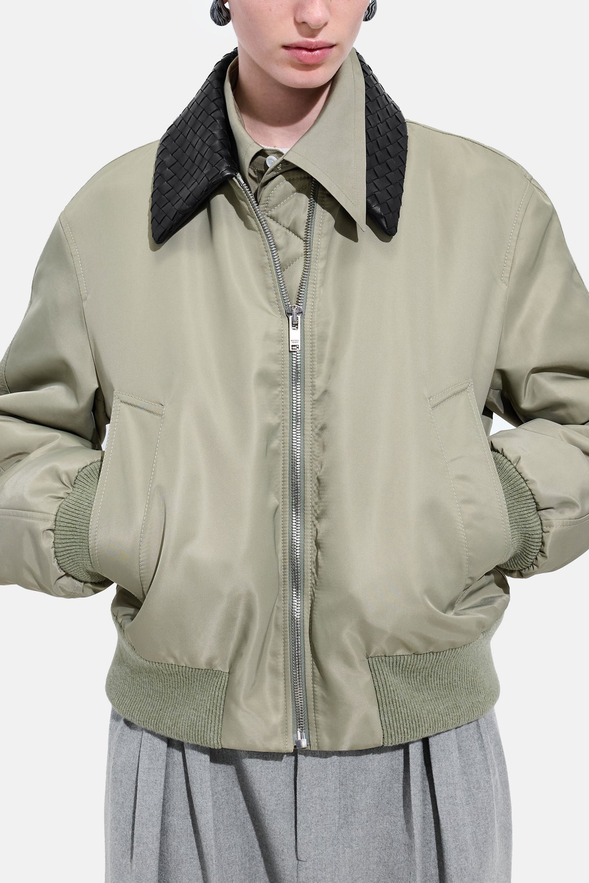 Bottega Veneta Women Satin Nylon Blouson BOTTEGA VENETA