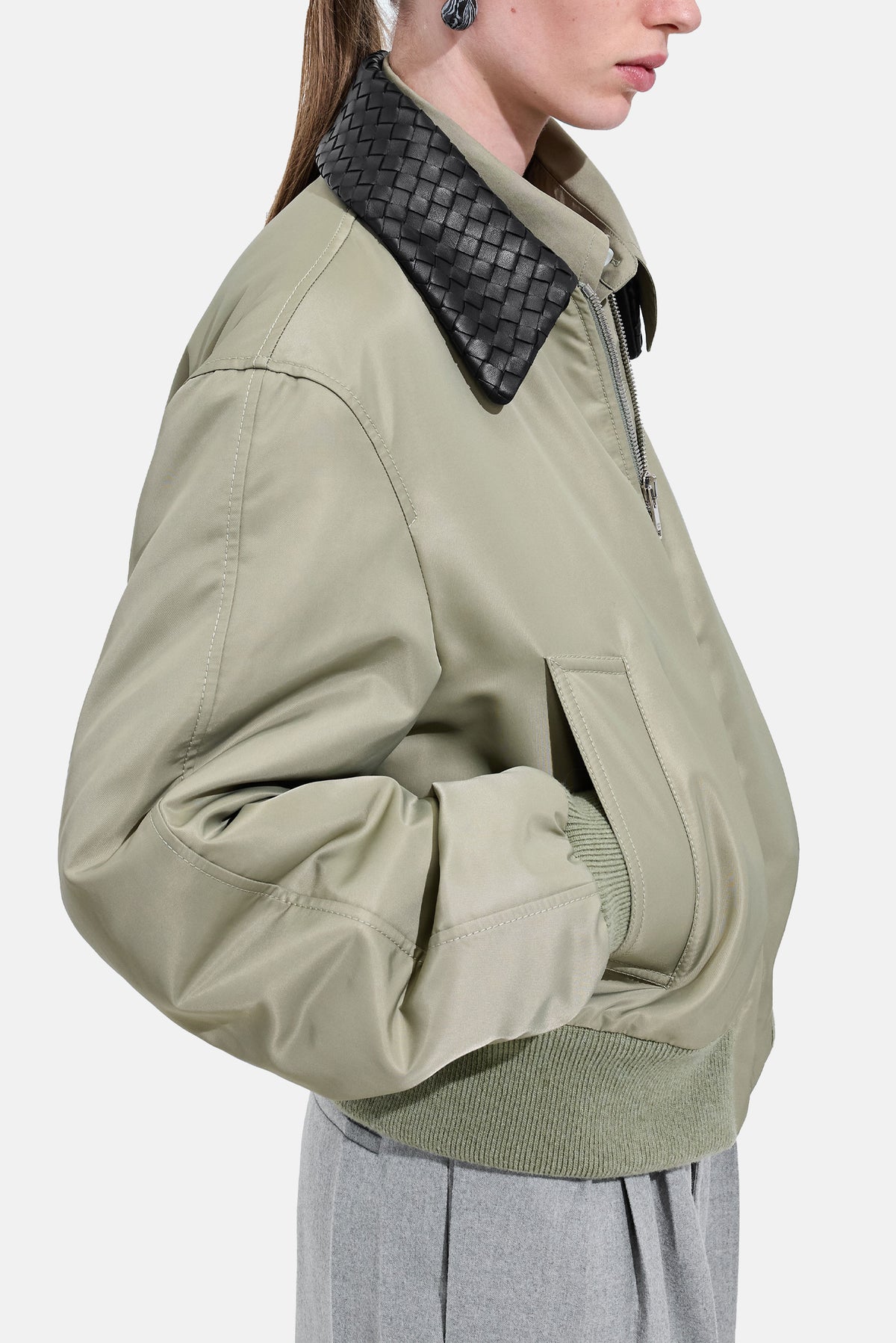 Bottega Veneta Women Satin Nylon Blouson BOTTEGA VENETA