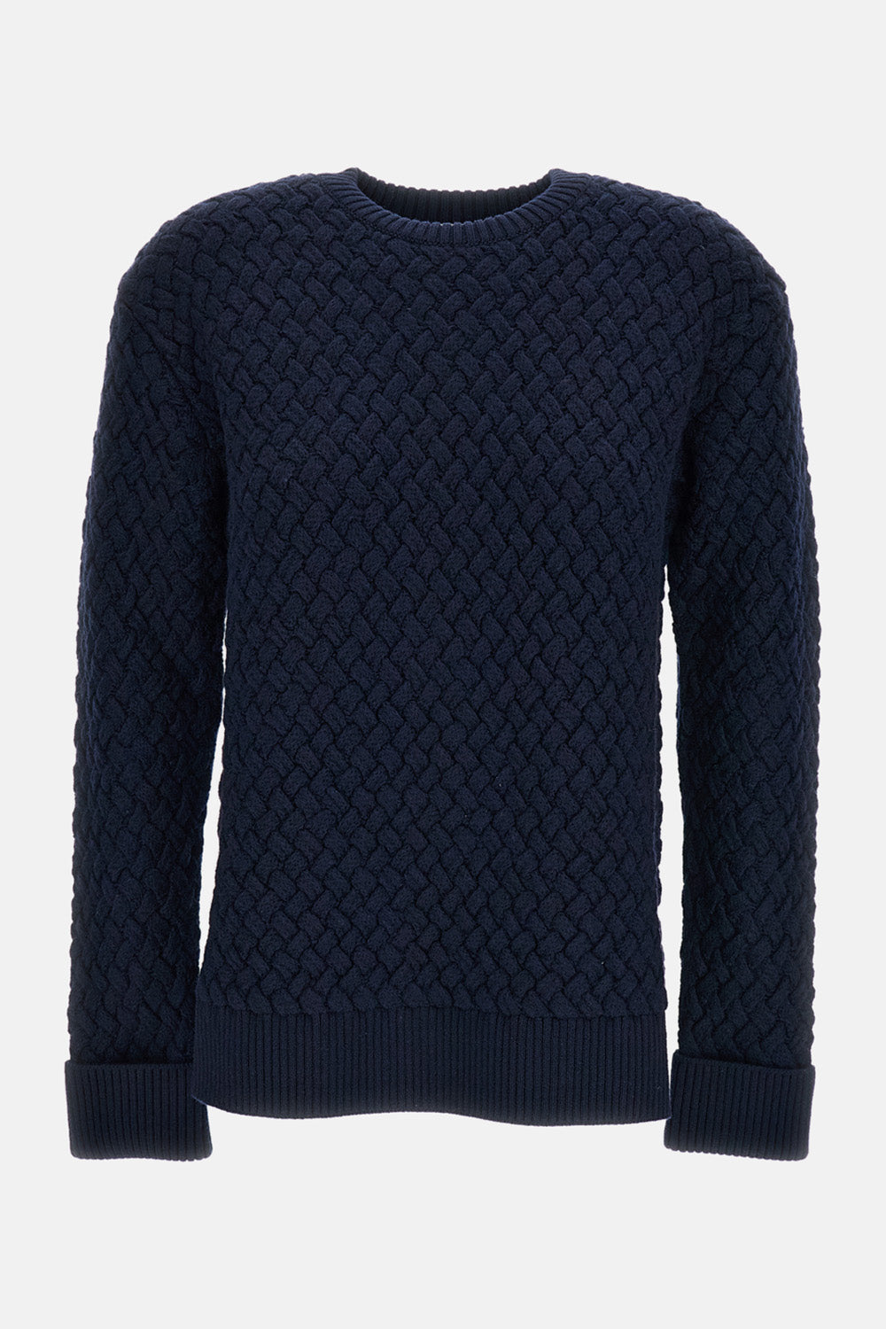 Bottega Veneta Women Crewneck Sweater Intrecciato Motif BOTTEGA VENETA