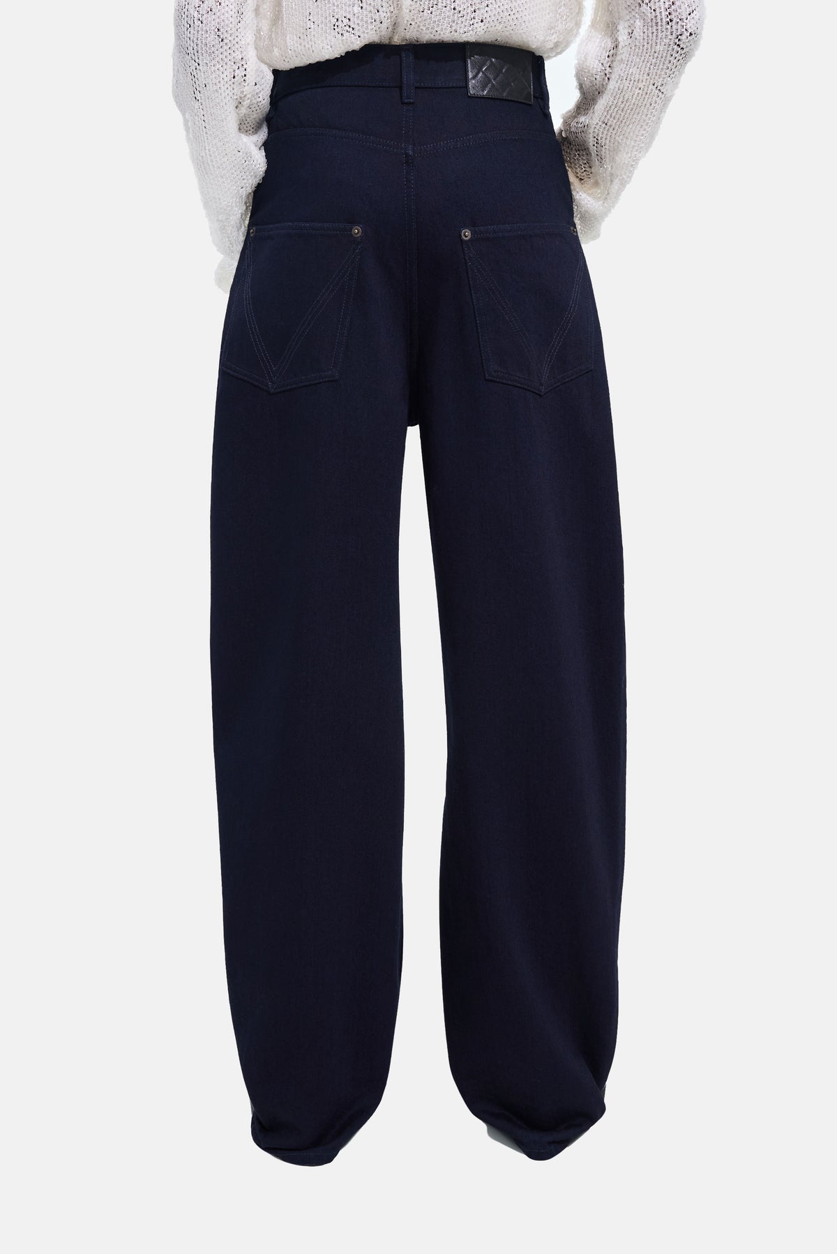 Bottega Veneta Women Black Blue Rinsed Denim BOTTEGA VENETA