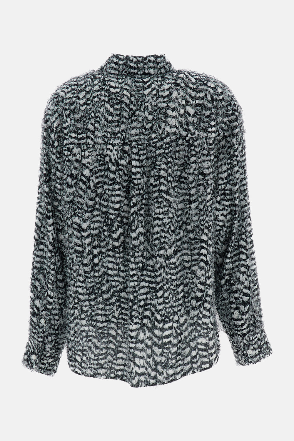 Bottega Veneta Women Feather-Effect Viscose Fil Coupé Shirt BOTTEGA VENETA