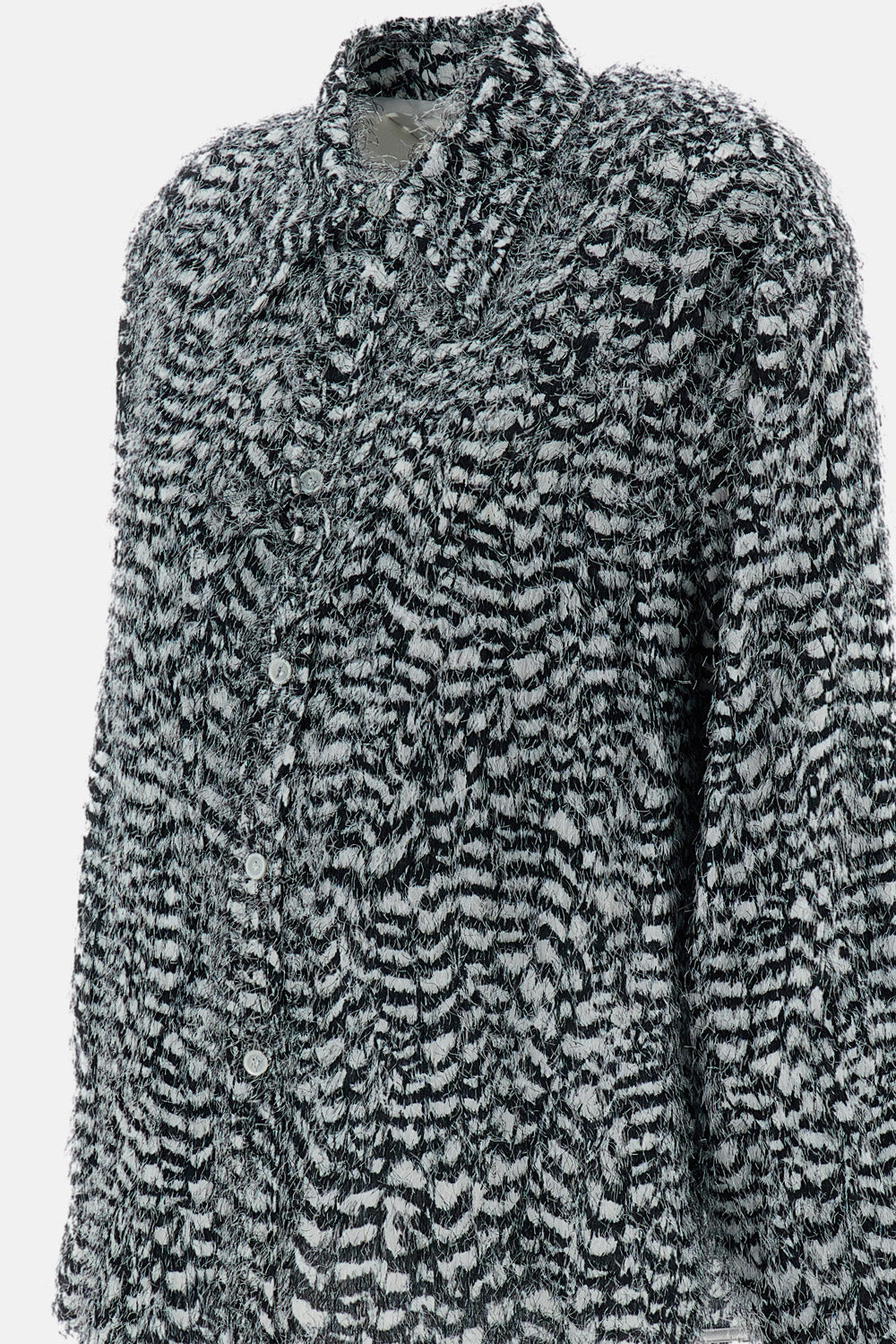 Bottega Veneta Women Feather-Effect Viscose Fil Coupé Shirt BOTTEGA VENETA
