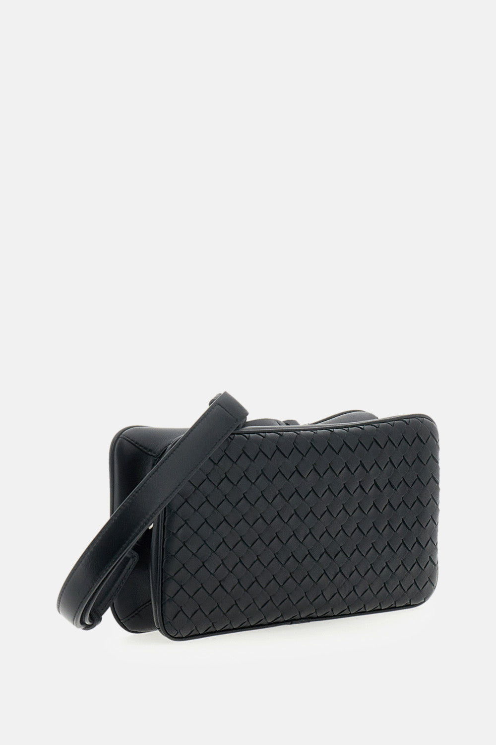 Bottega Veneta Men Small Soffietto Intrecciato Leather Pouch BOTTEGA VENETA