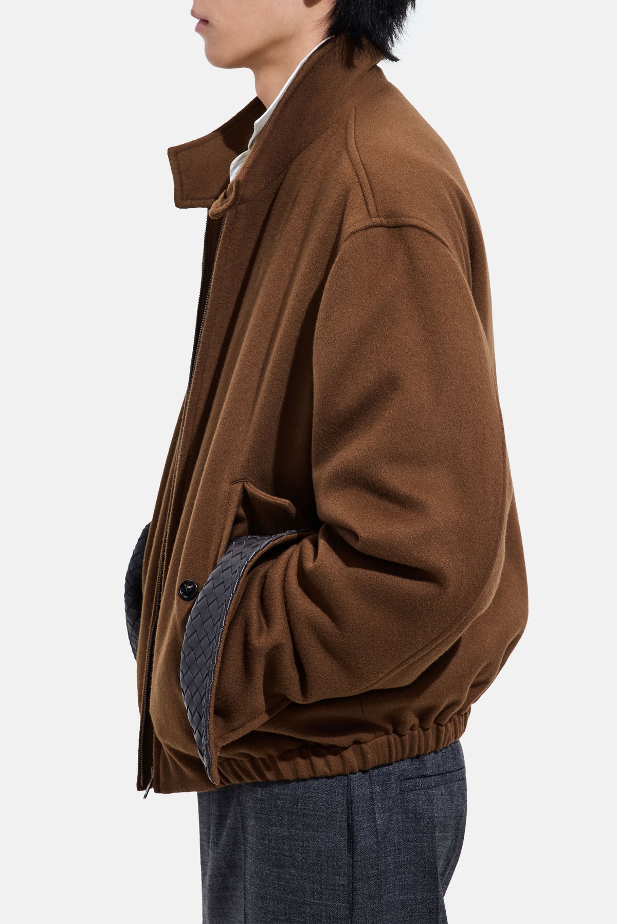 Bottega Veneta Men Wool And Cashmere Blouson BOTTEGA VENETA