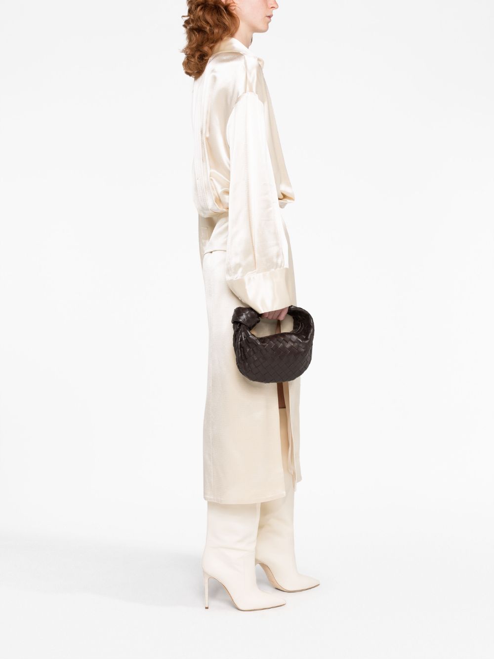 Bottega Veneta Women Jodie Mini Leather Handbag BOTTEGA VENETA