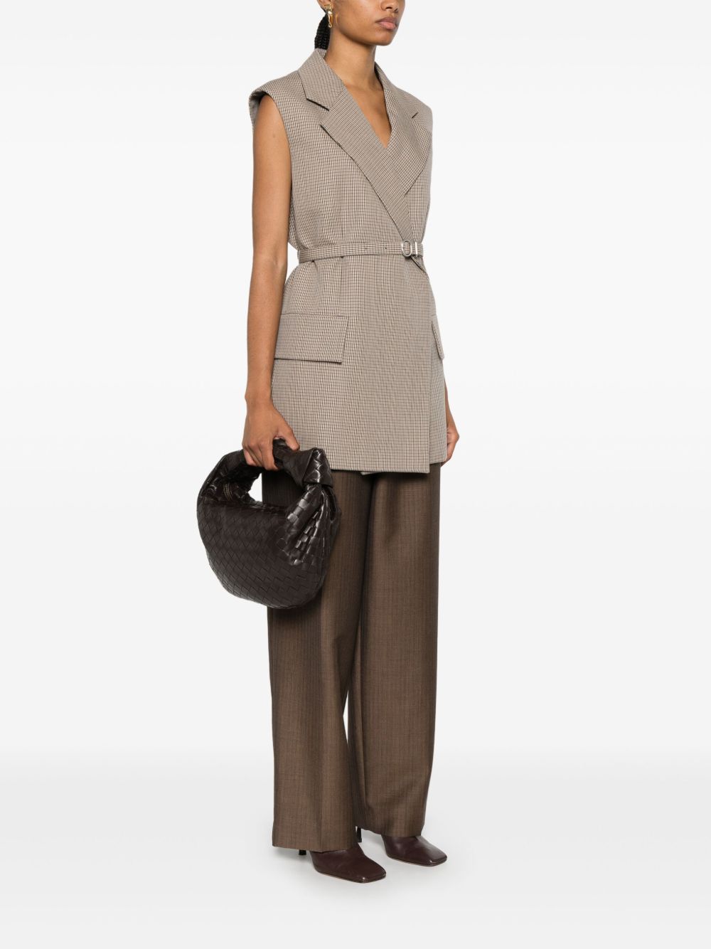 Bottega Veneta Women Jodie Small Leather Handbag BOTTEGA VENETA