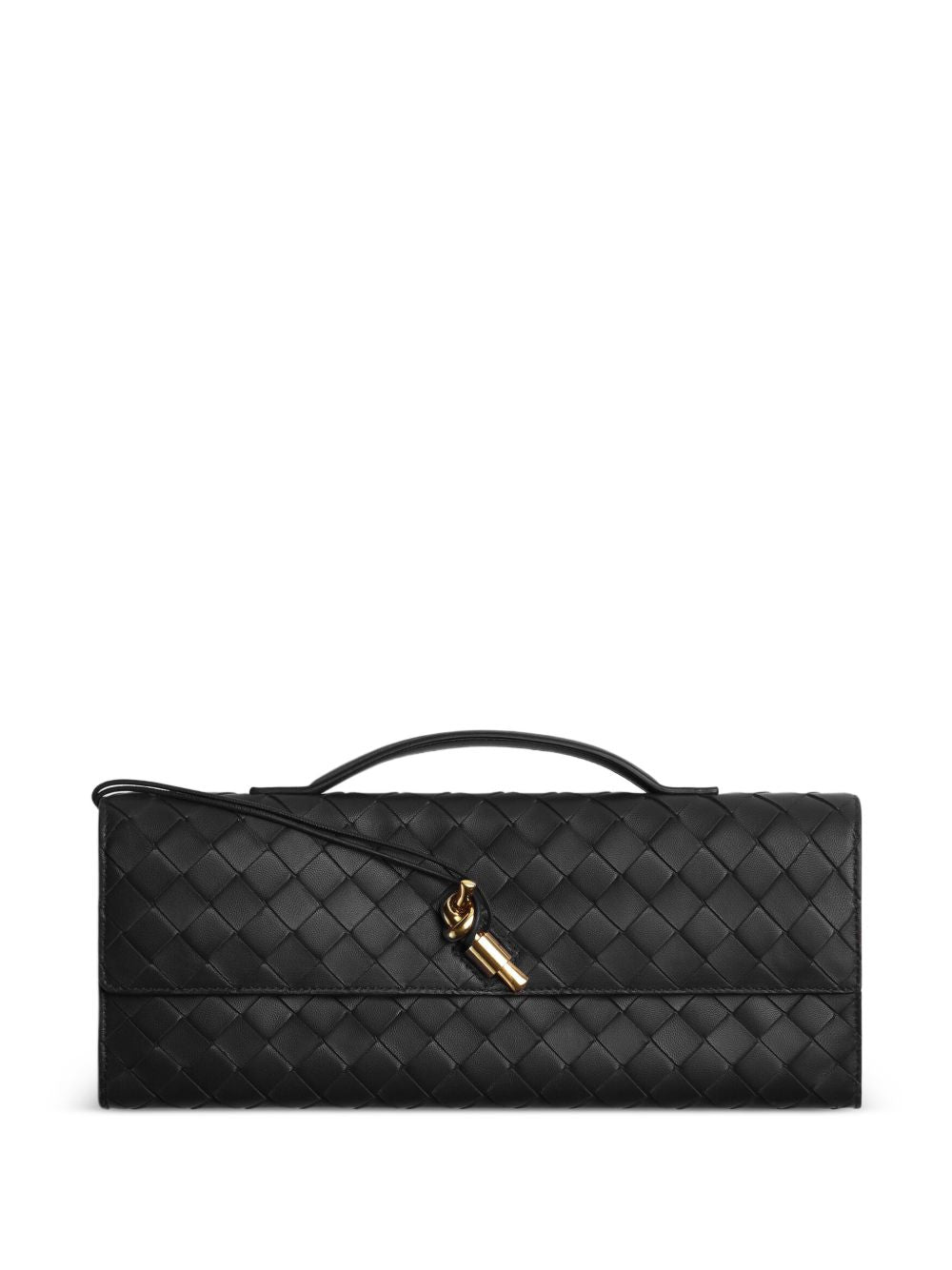 Bottega Veneta Women Andiamo Leather Clutch BOTTEGA VENETA