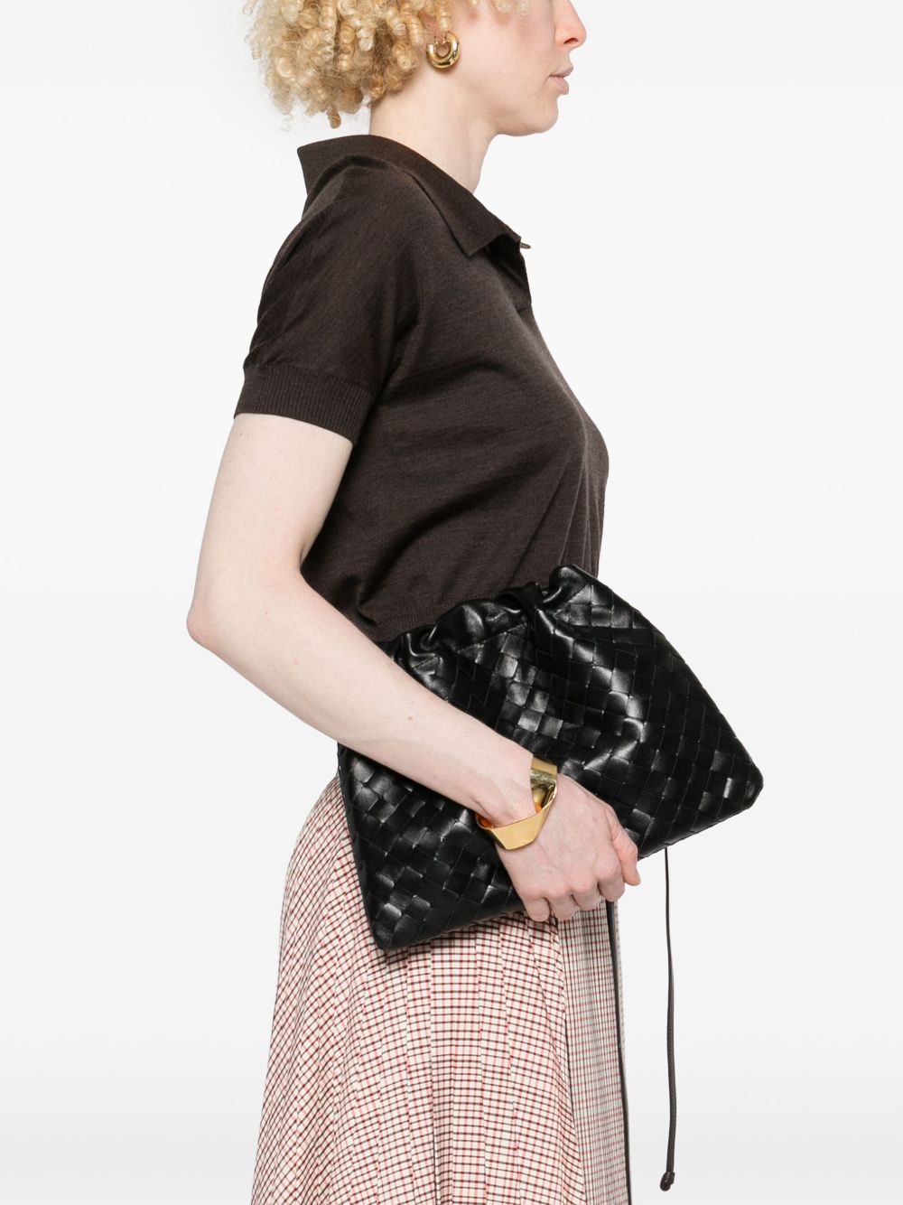 Bottega Veneta Women Dustbag Medium Leather Handbag BOTTEGA VENETA